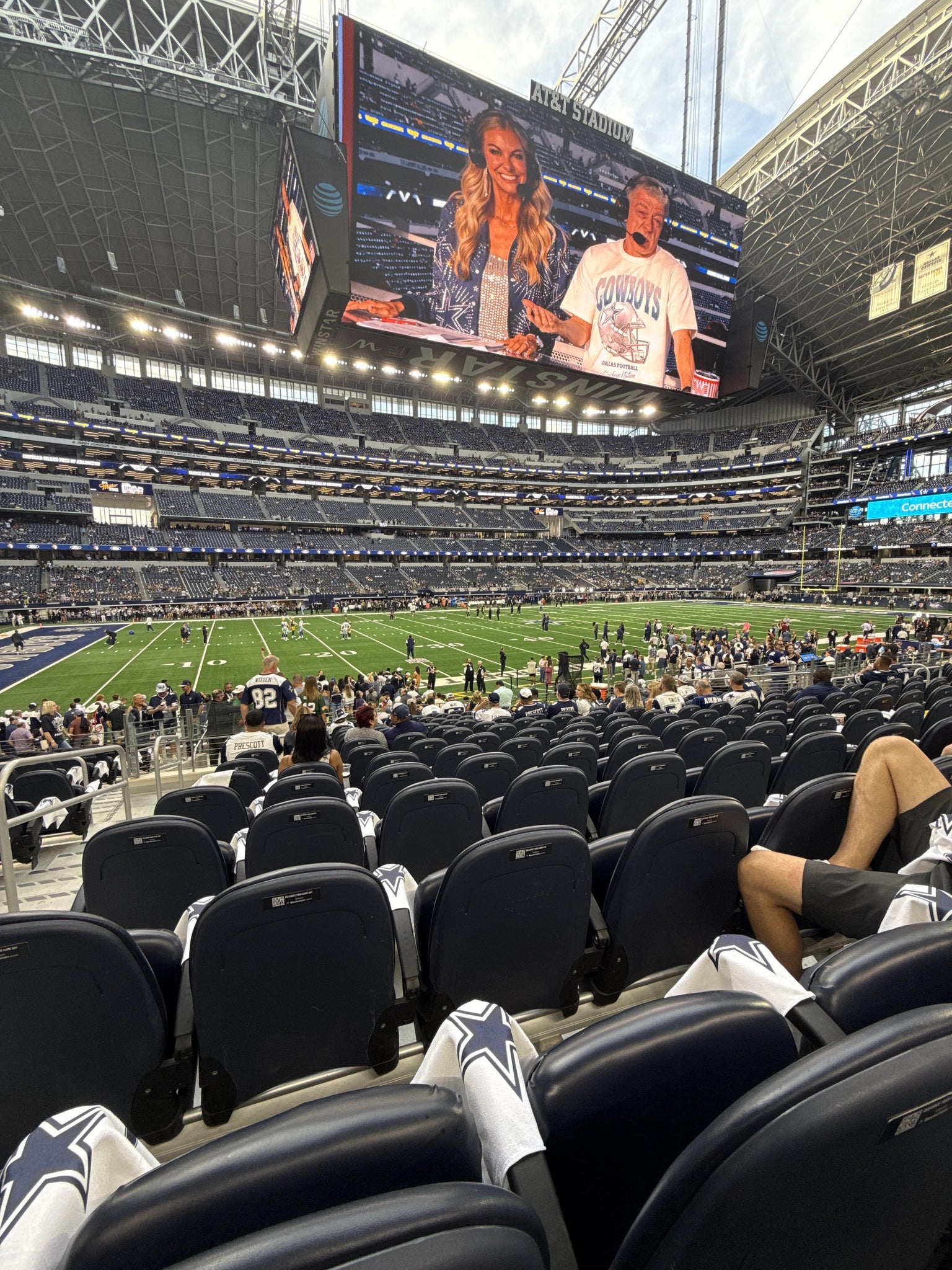Real Fan View taken from Section C 113 at AT&T Stadium by Jamey F