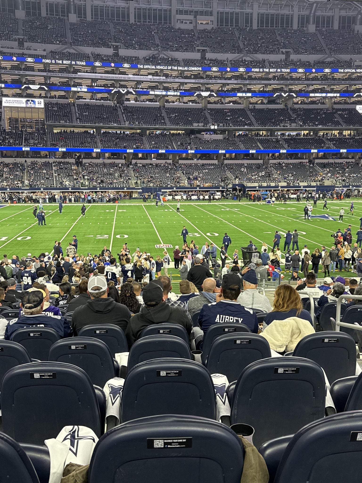 Real Fan View taken from Section C 113 at AT&T Stadium by Mayi N
