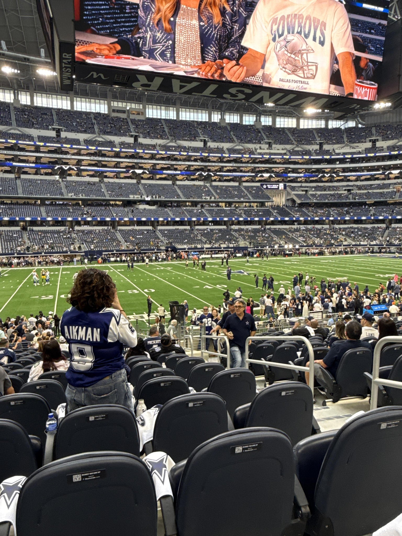 Real Fan View taken from Section C 113 at AT&T Stadium by Mayi N