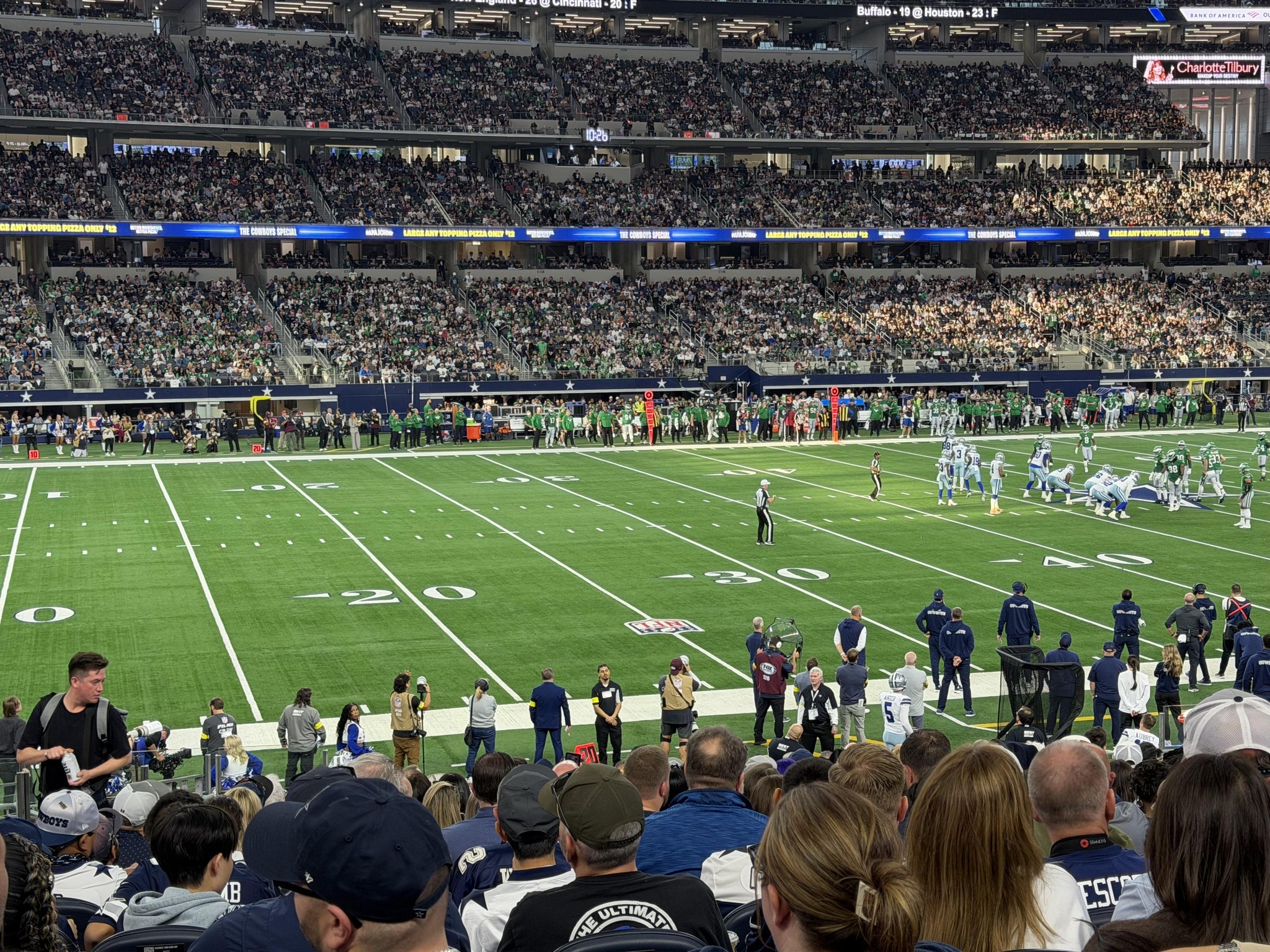 Real Fan View taken from Section C 113 at AT&T Stadium by Carlos D