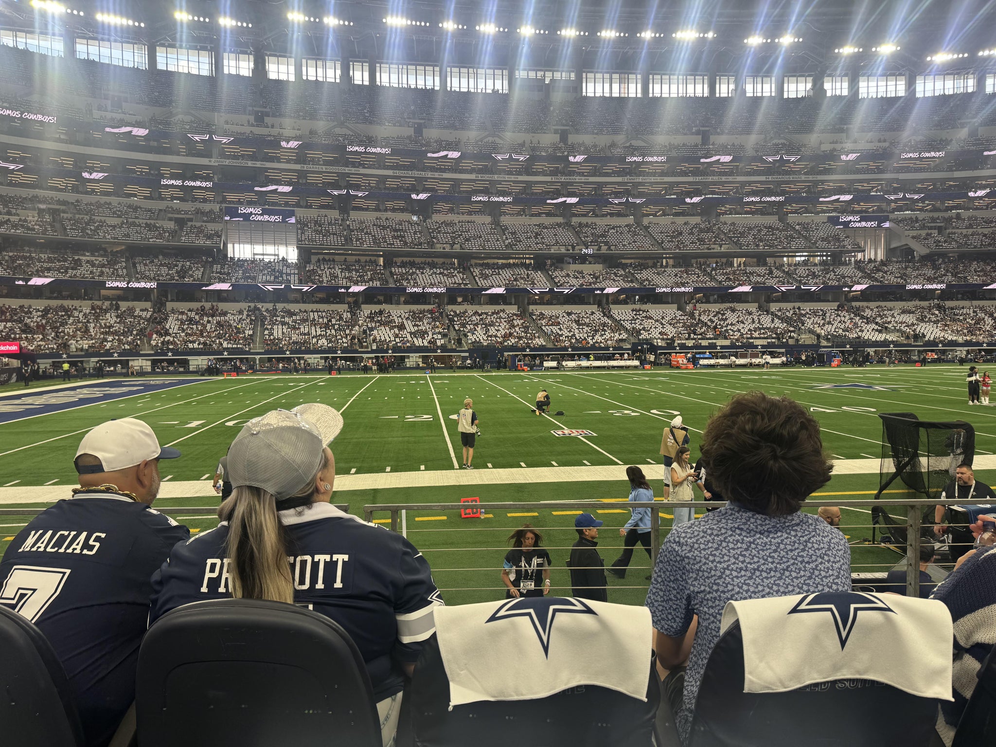Real Fan View taken from Section C 113 at AT&T Stadium by Anonymous User