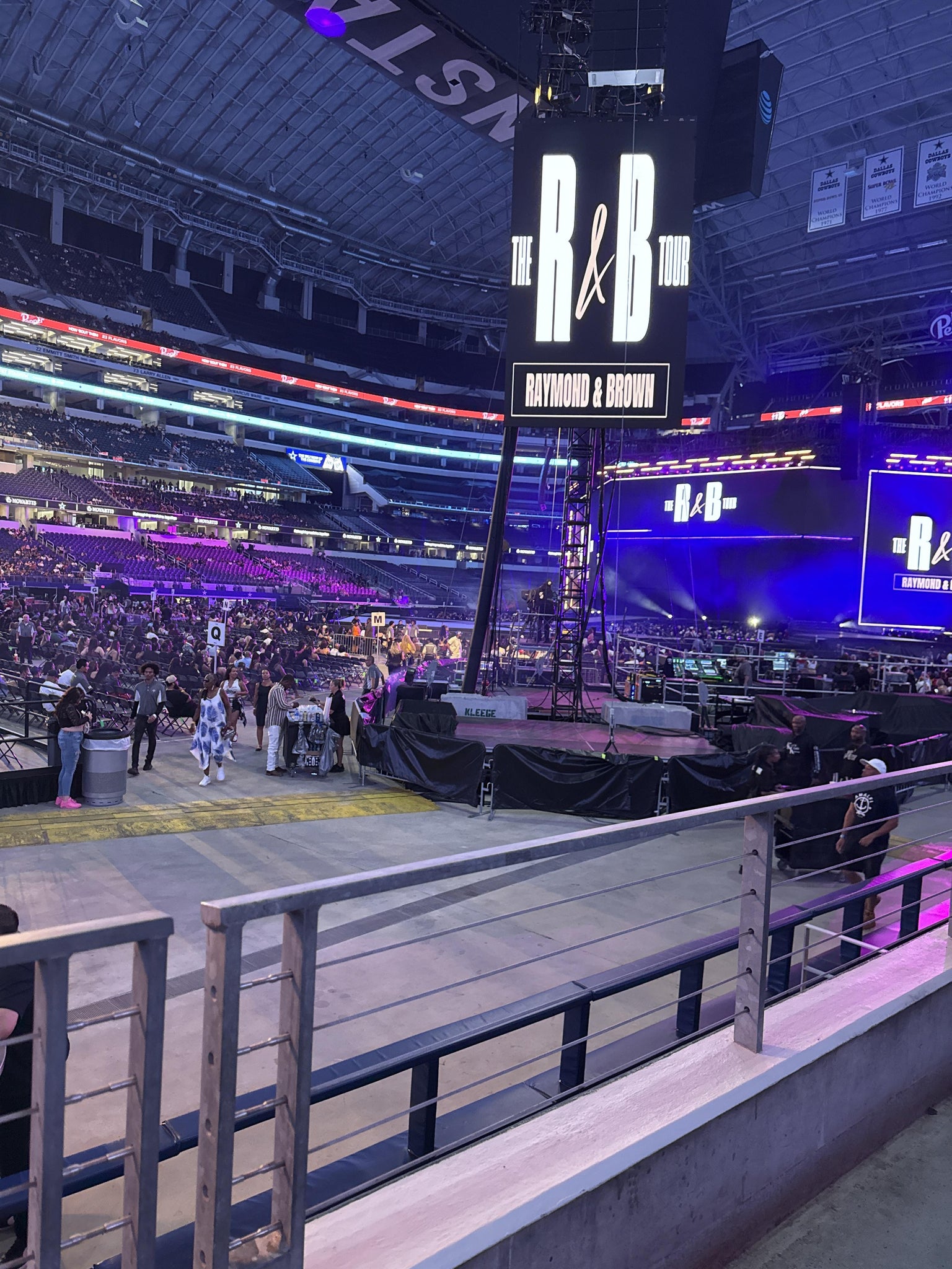 Real Fan View taken from Section C 114 at AT&T Stadium by Shericia R