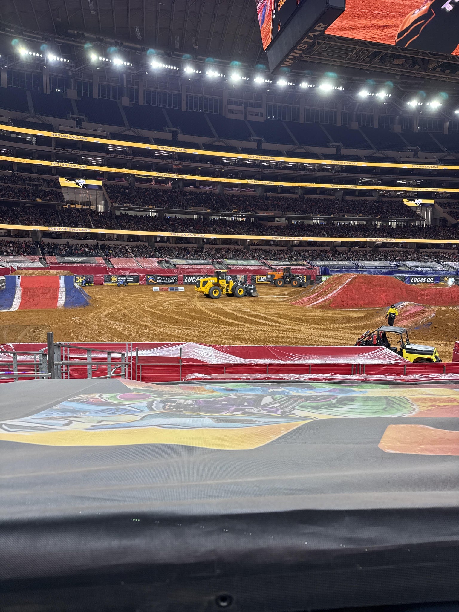Real Fan View taken from Section C 114 at AT&T Stadium by Pilar C