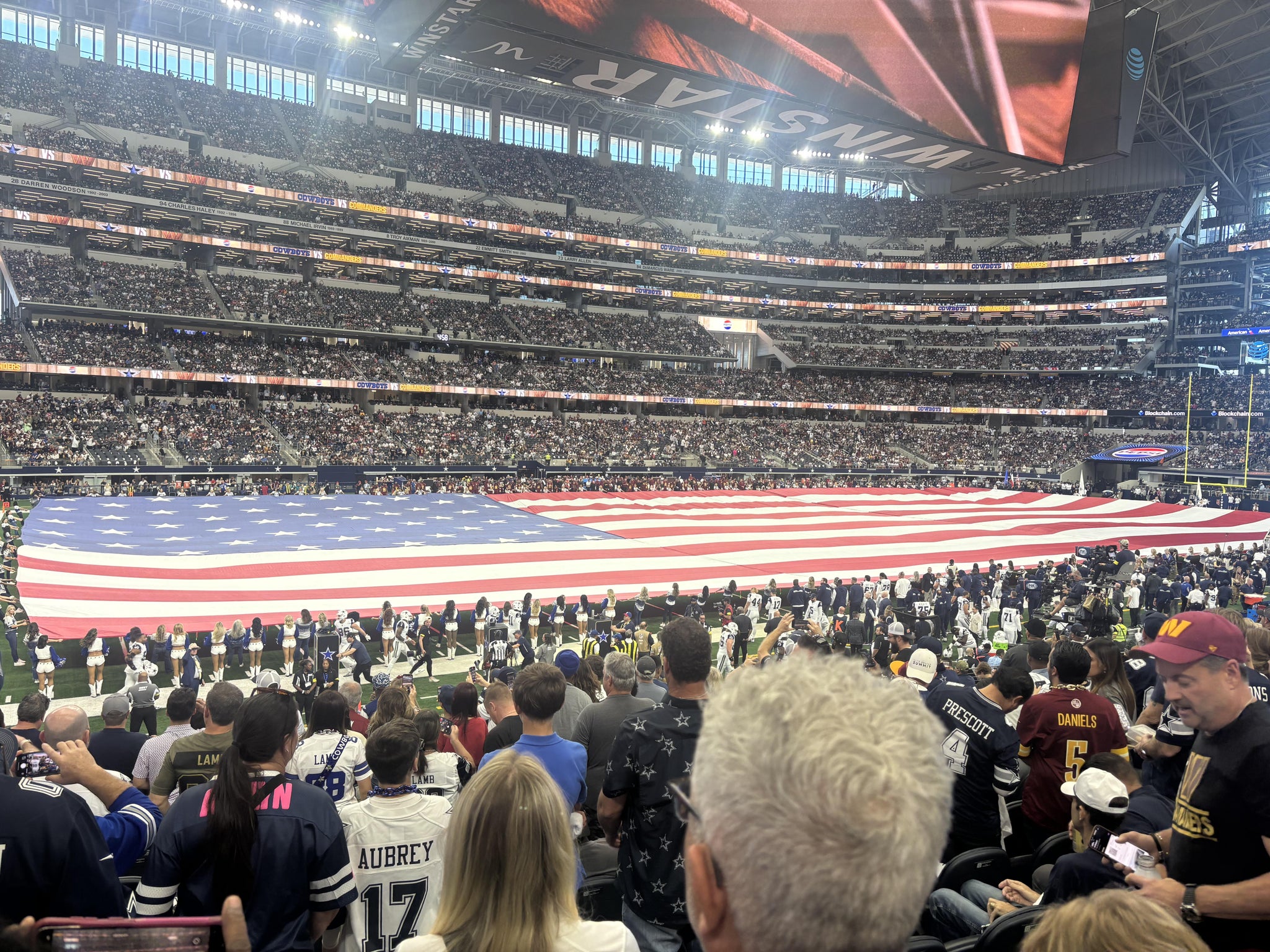 Real Fan View taken from Section C 114 at AT&T Stadium by Jason S