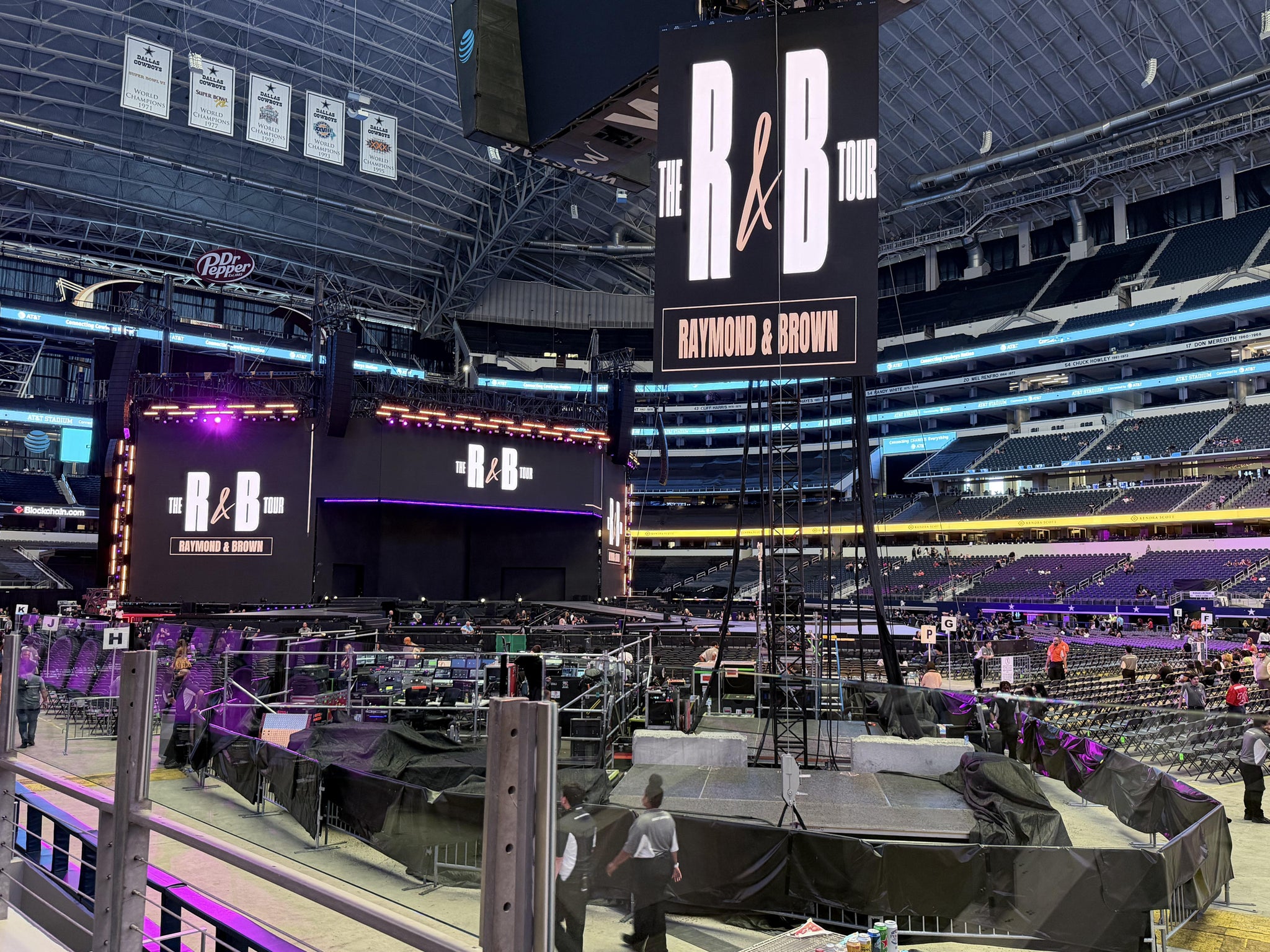 Real Fan View taken from Section C 132 at AT&T Stadium by Tim G