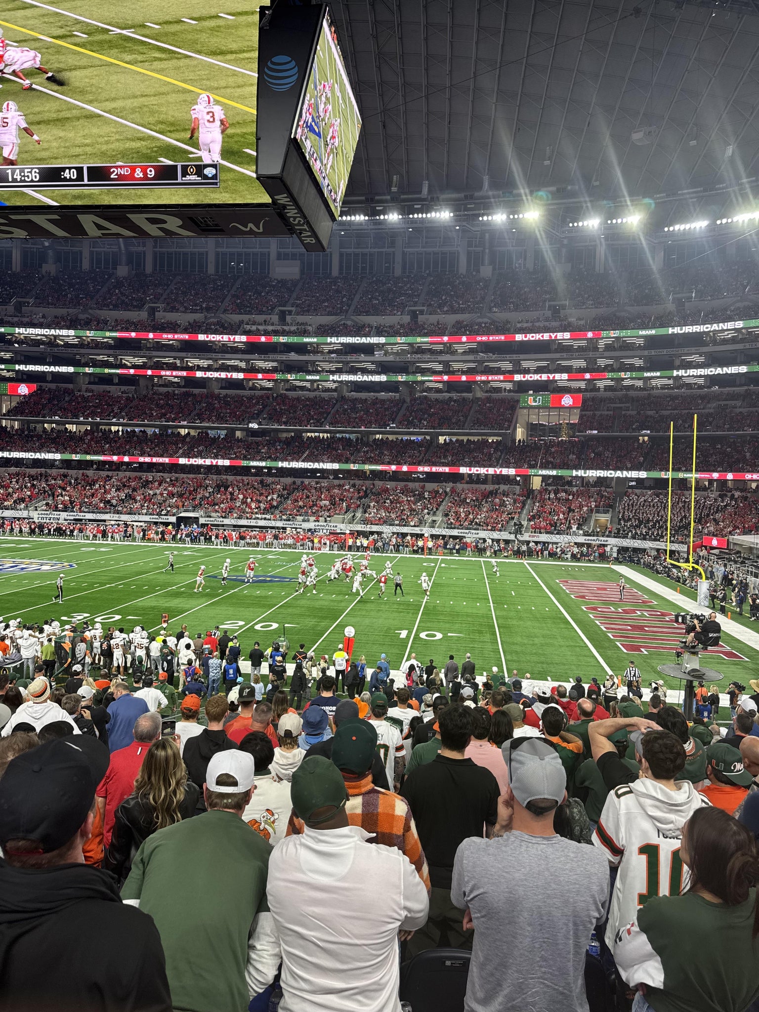 Real Fan View taken from Section C 132 at AT&T Stadium by Graham R