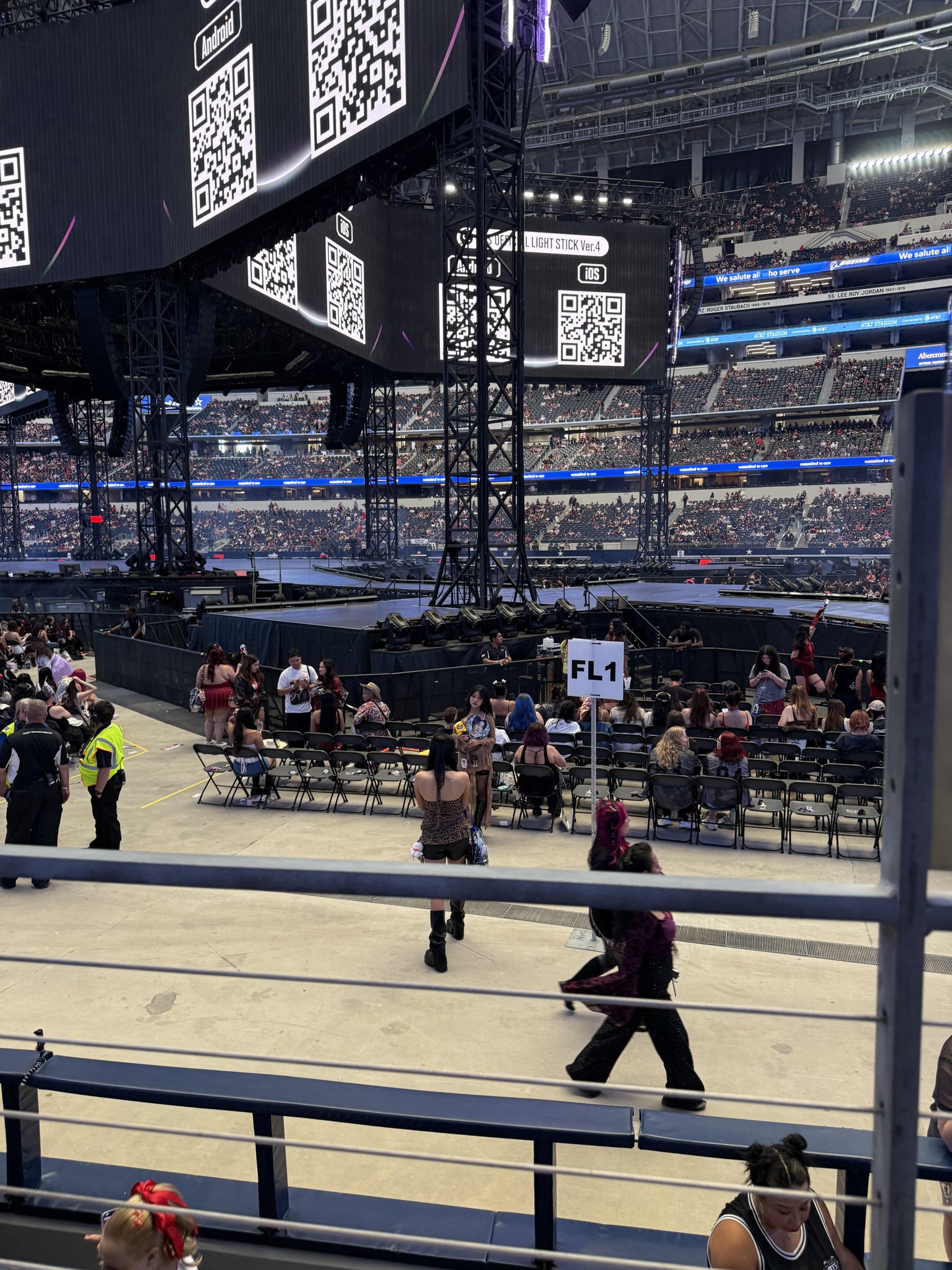 Real Fan View taken from Section C 133 at AT&T Stadium by Christie A