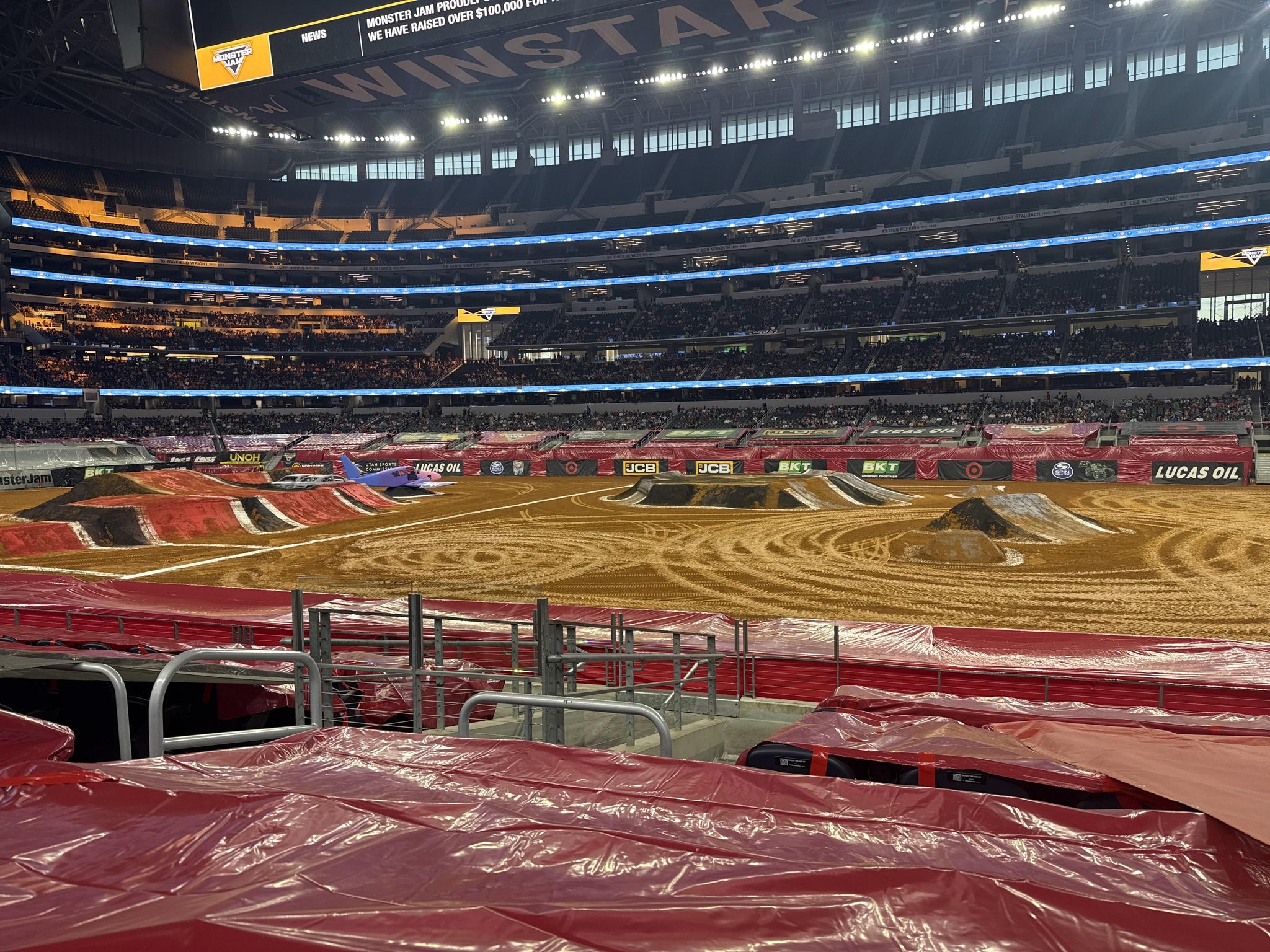 Real Fan View taken from Section C 133 at AT&T Stadium by Jorge V