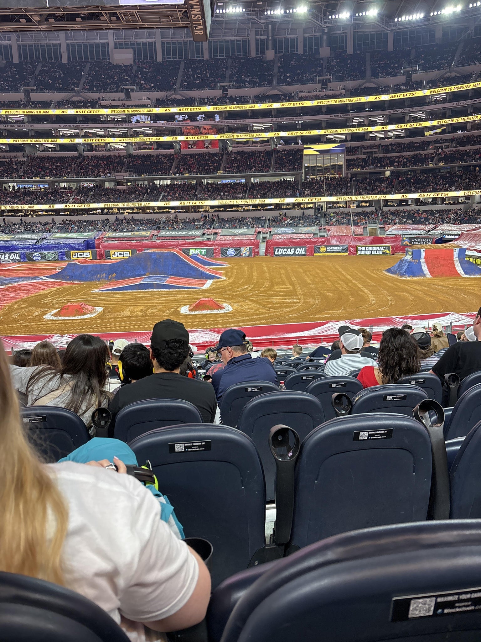Real Fan View taken from Section C 133 at AT&T Stadium by Erin V