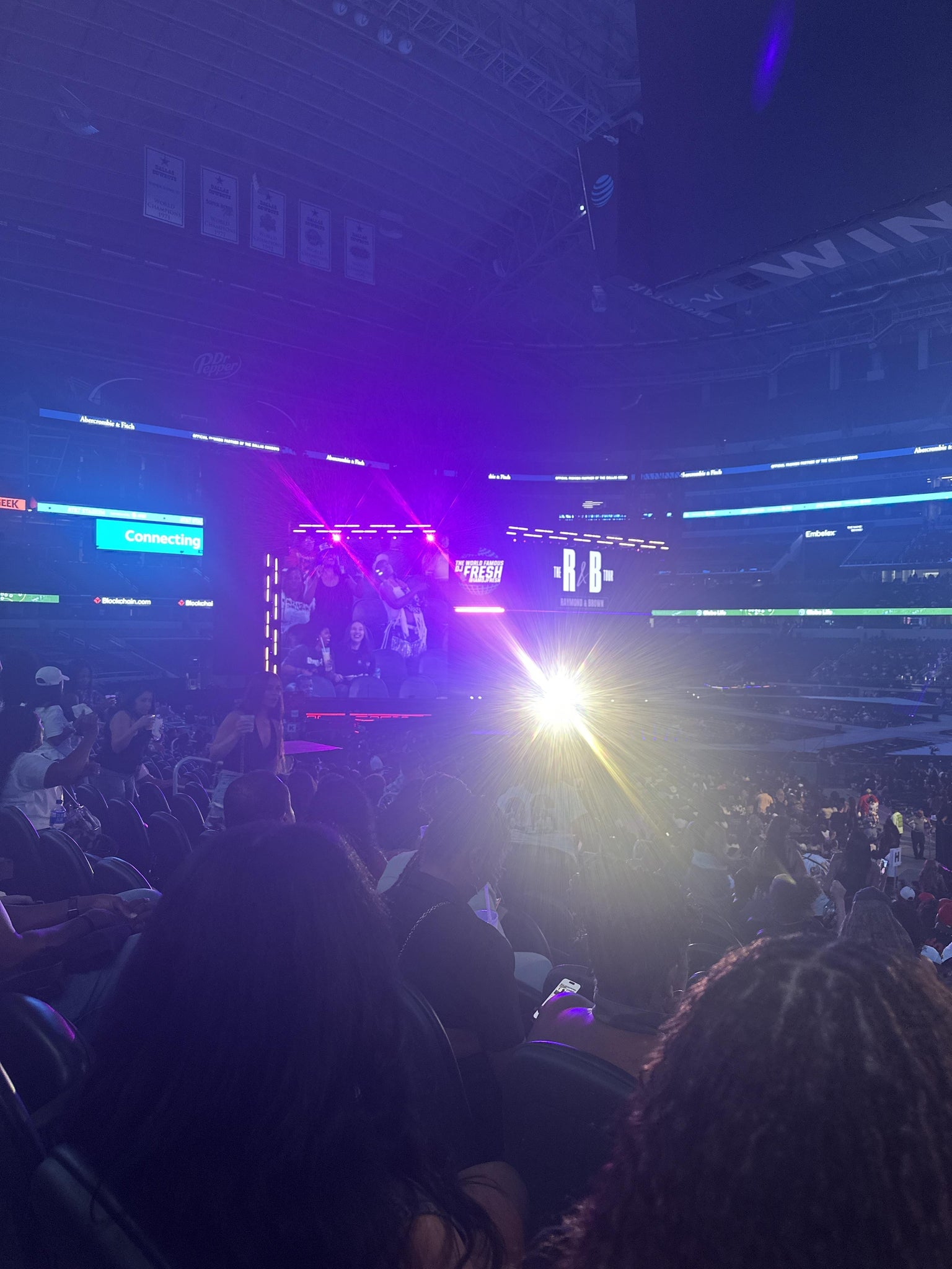 Real Fan View taken from Section C 134 at AT&T Stadium by Jessica E