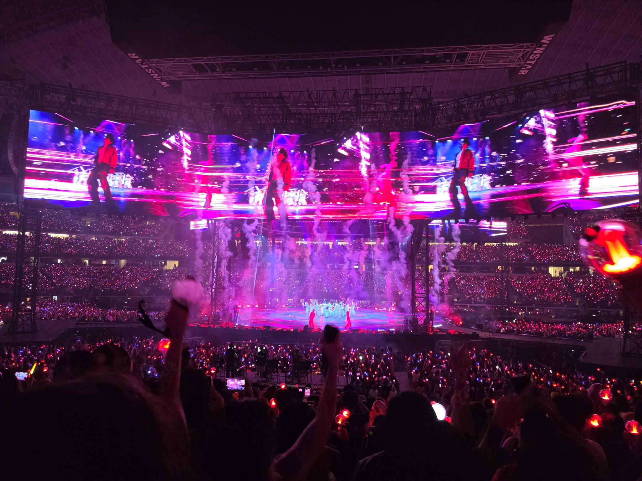 Real Fan View taken from Section C 135 at AT&T Stadium by Rosemarie T