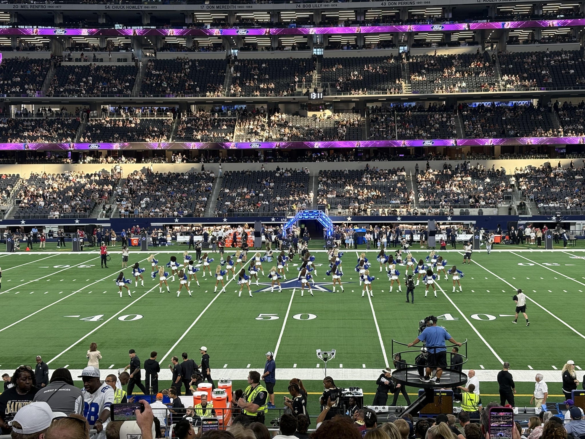 Real Fan View taken from Section C 135 at AT&T Stadium by Keith W
