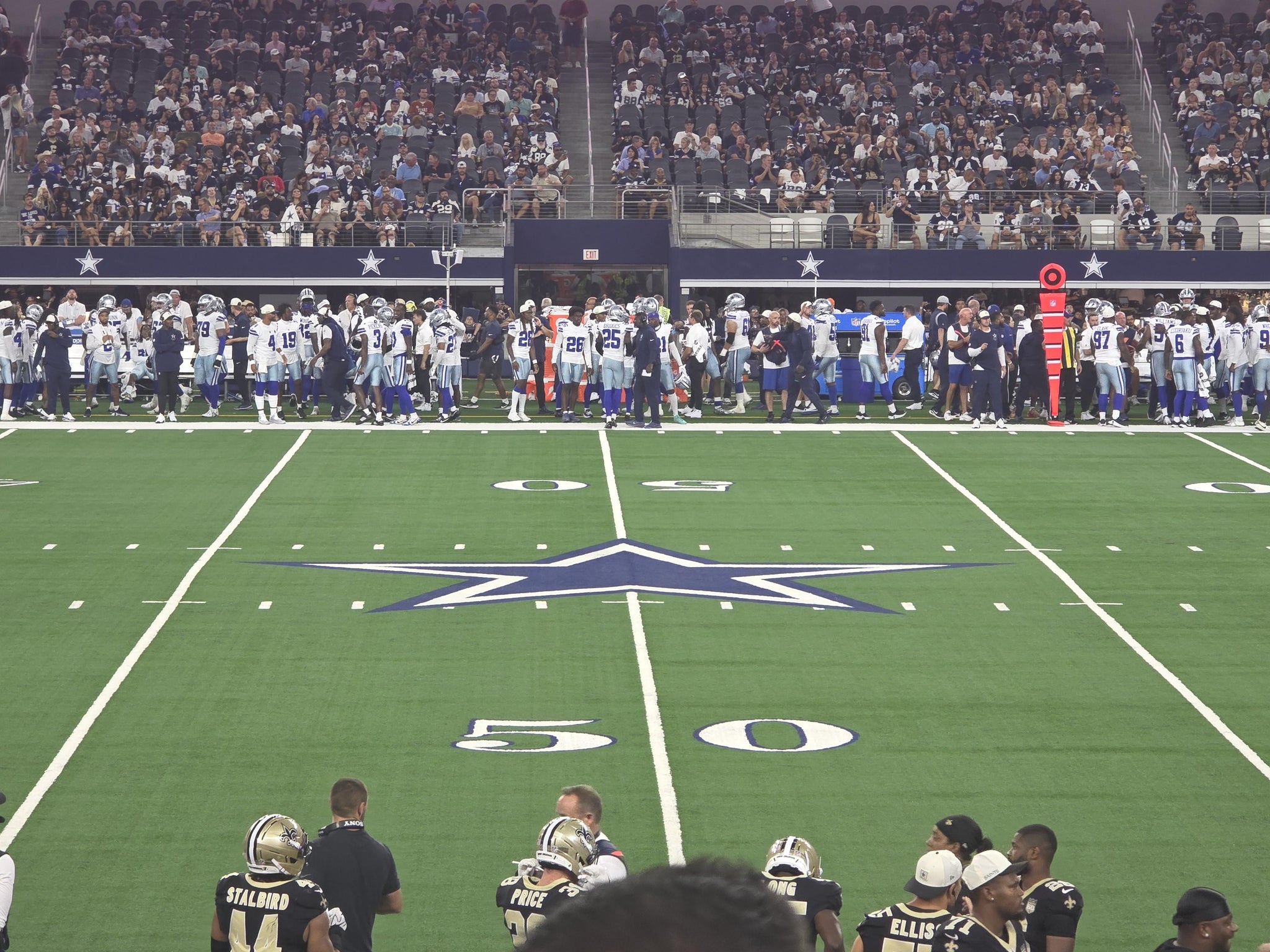 Real Fan View taken from Section C 136 at AT&T Stadium by Calvin L