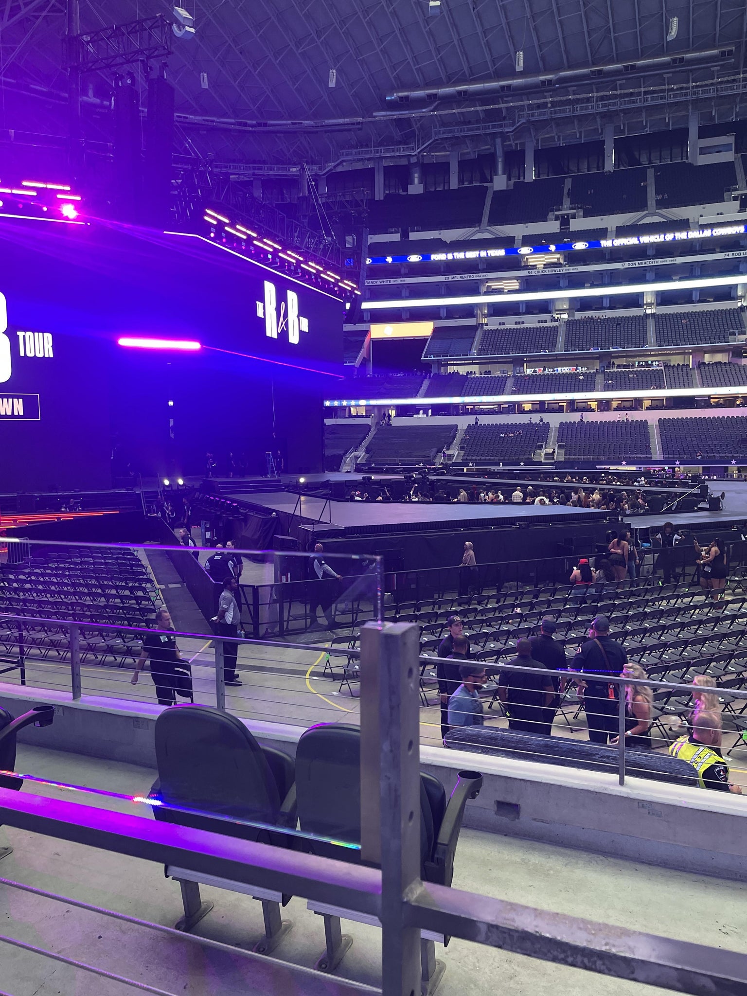 Real Fan View taken from Section C 136 at AT&T Stadium by Kristy P