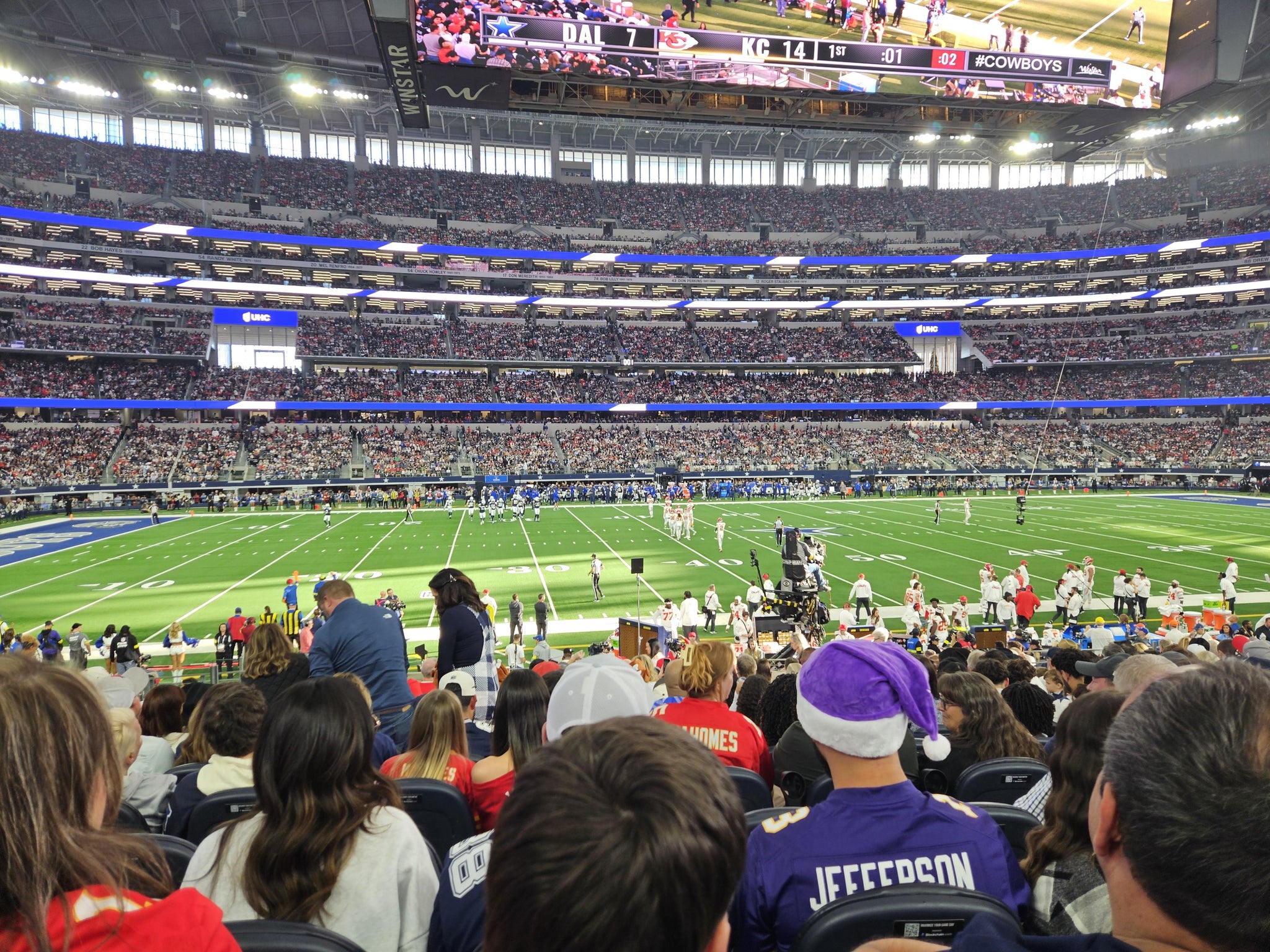 Real Fan View taken from Section C 137 at AT&T Stadium by Ian B