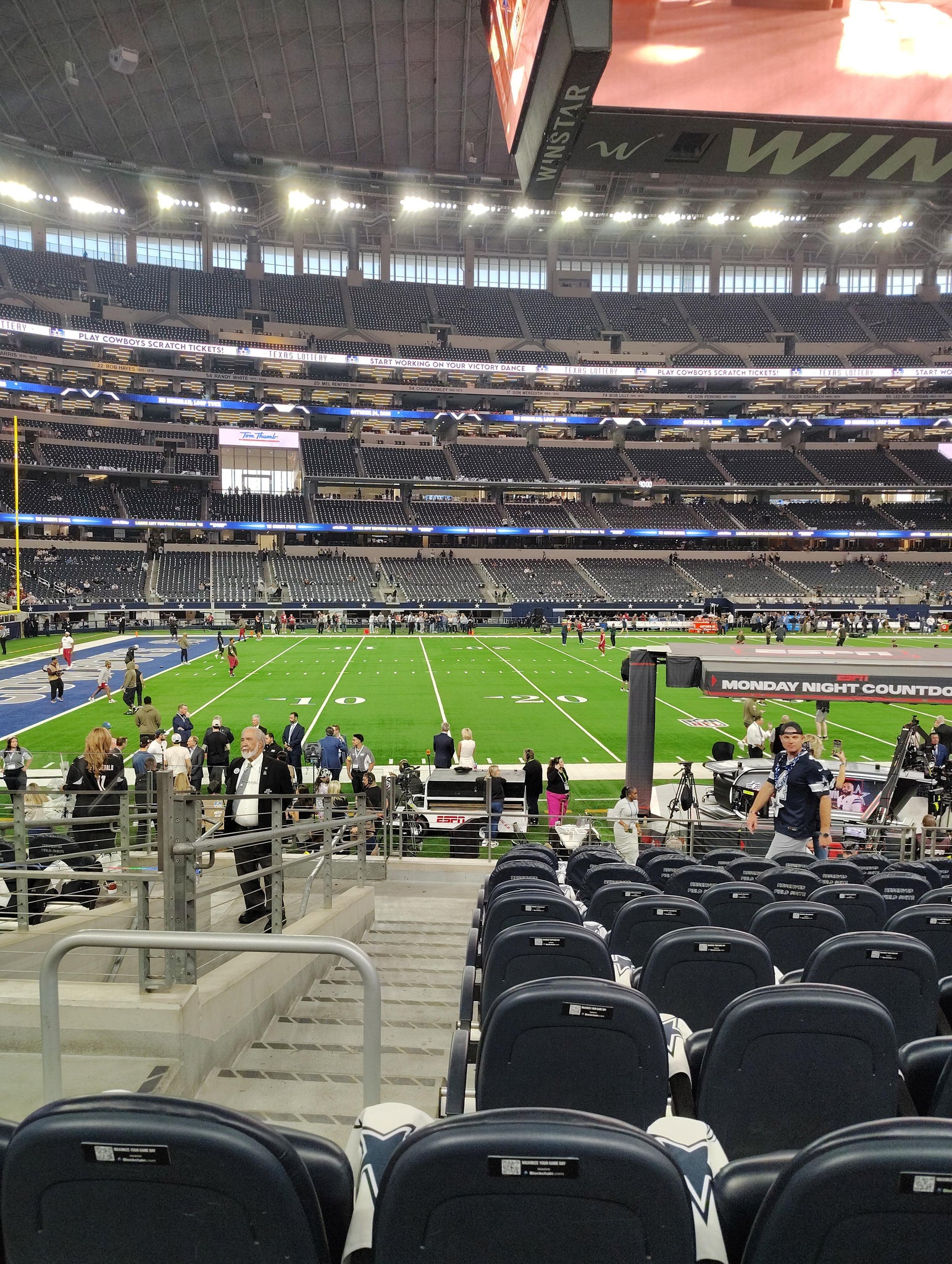Real Fan View taken from Section C 138 at AT&T Stadium by Anonymous User