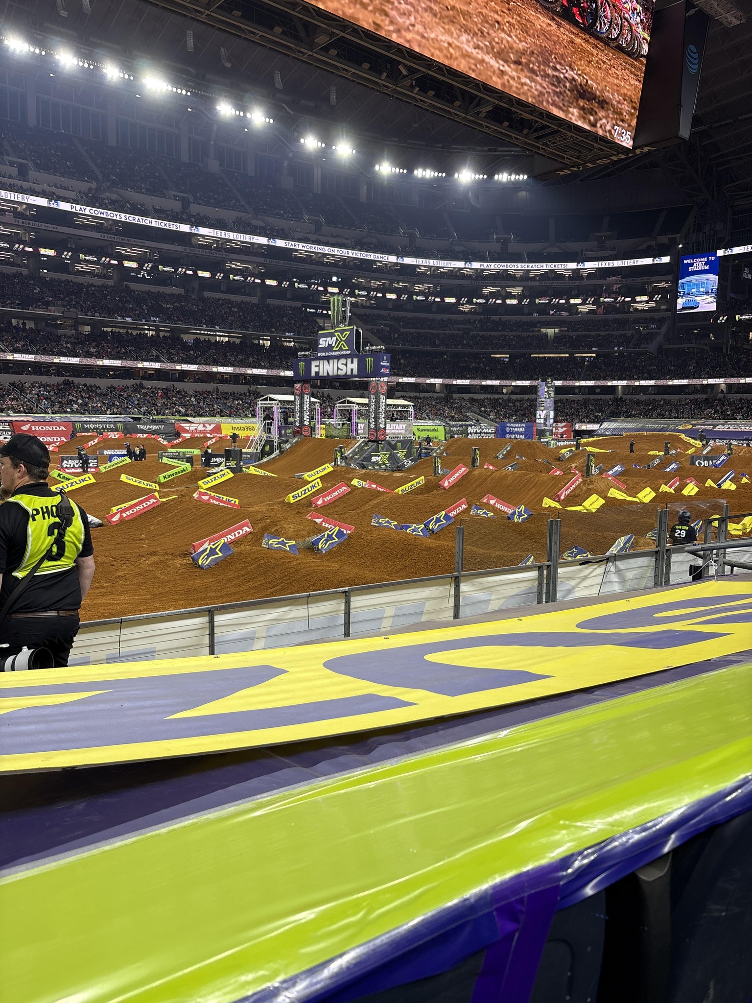 Real Fan View taken from Section C 139 at AT&T Stadium by Travis W
