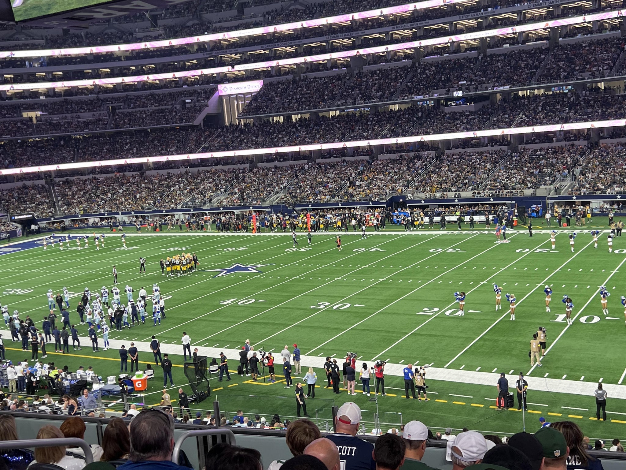 Real Fan View taken from Section C 206 at AT&T Stadium by Tim C