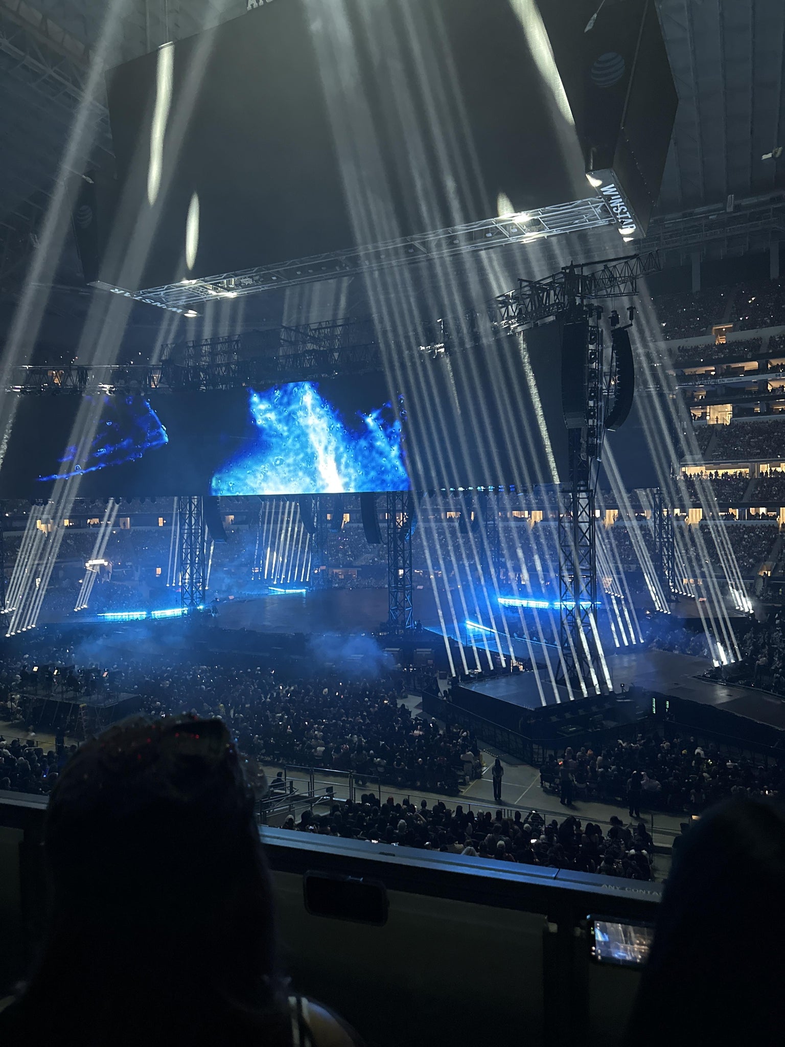 Vue réelle des fans prise de la Section C 207 au site AT&T Stadium par Paulina M
