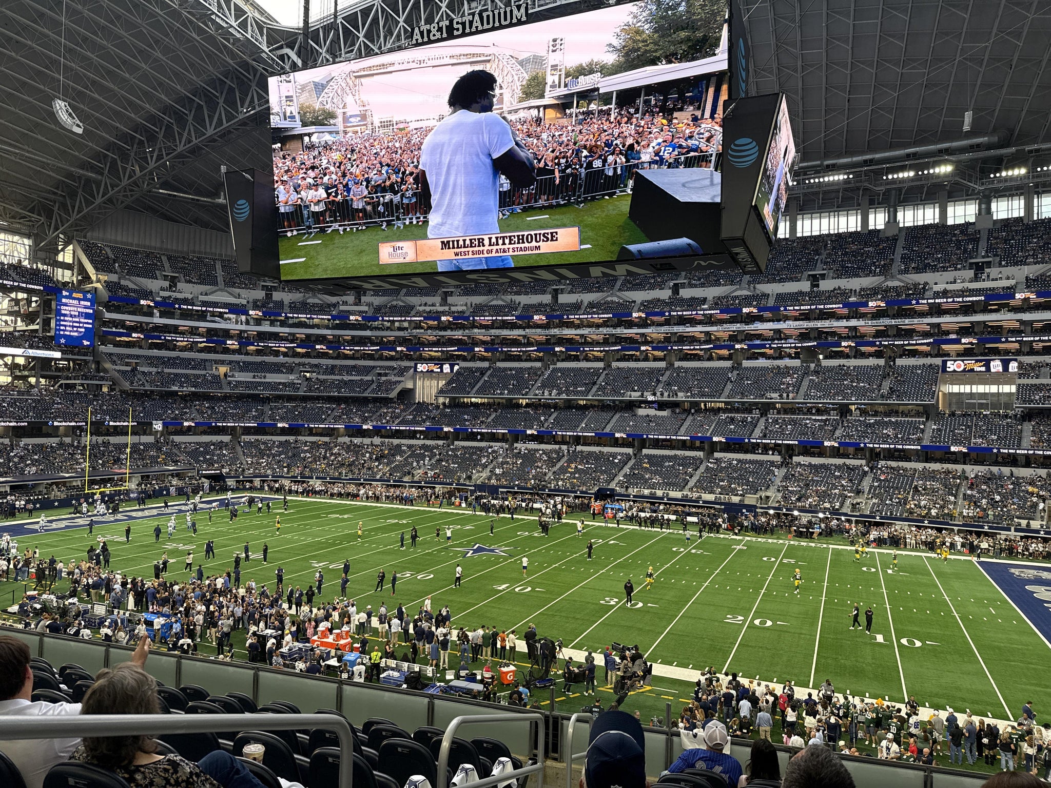 Real Fan View taken from Section C 207 at AT&T Stadium by Sarjoo P