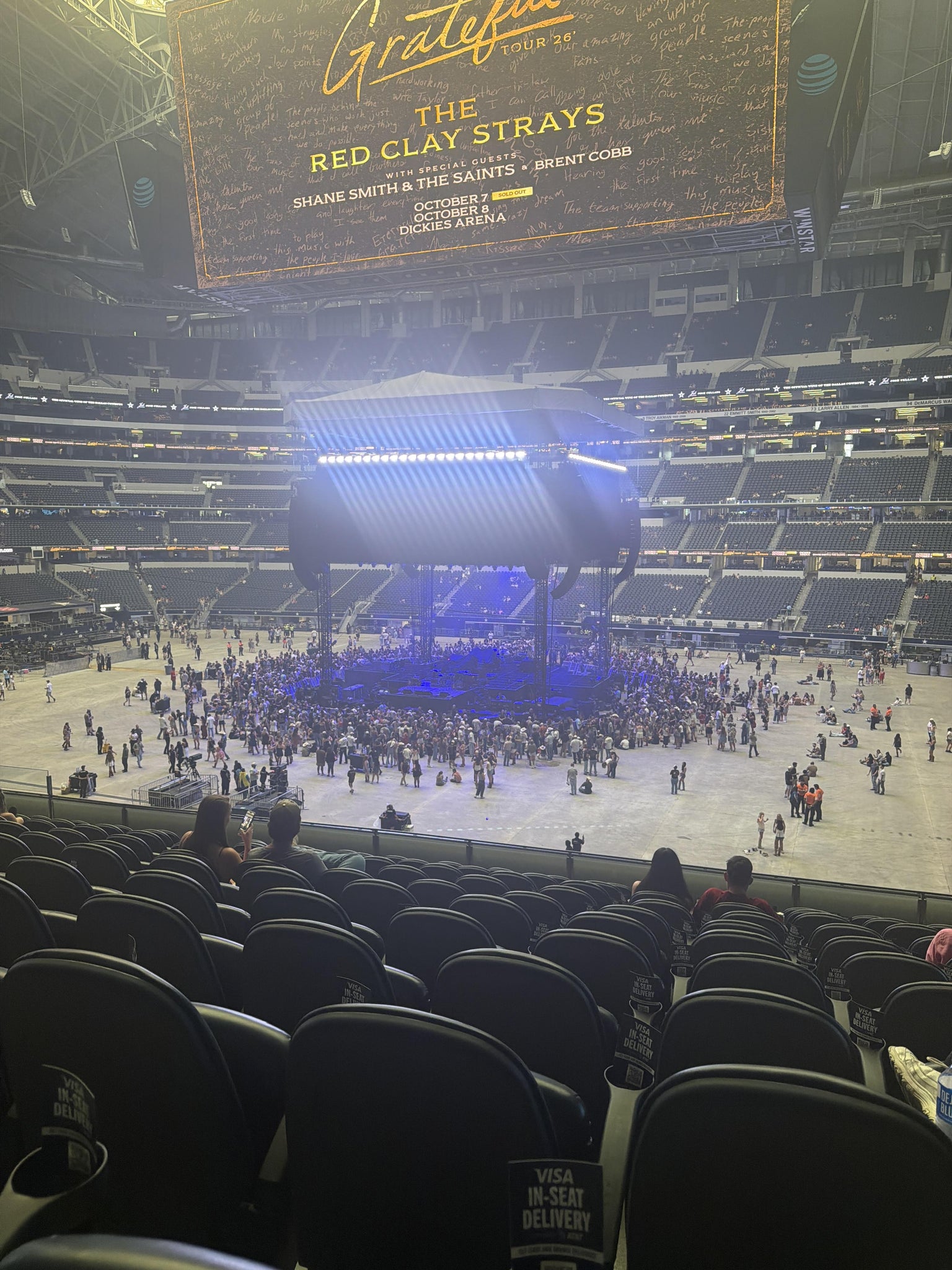 Real Fan View taken from Section C 208 at AT&T Stadium by Anonymous User