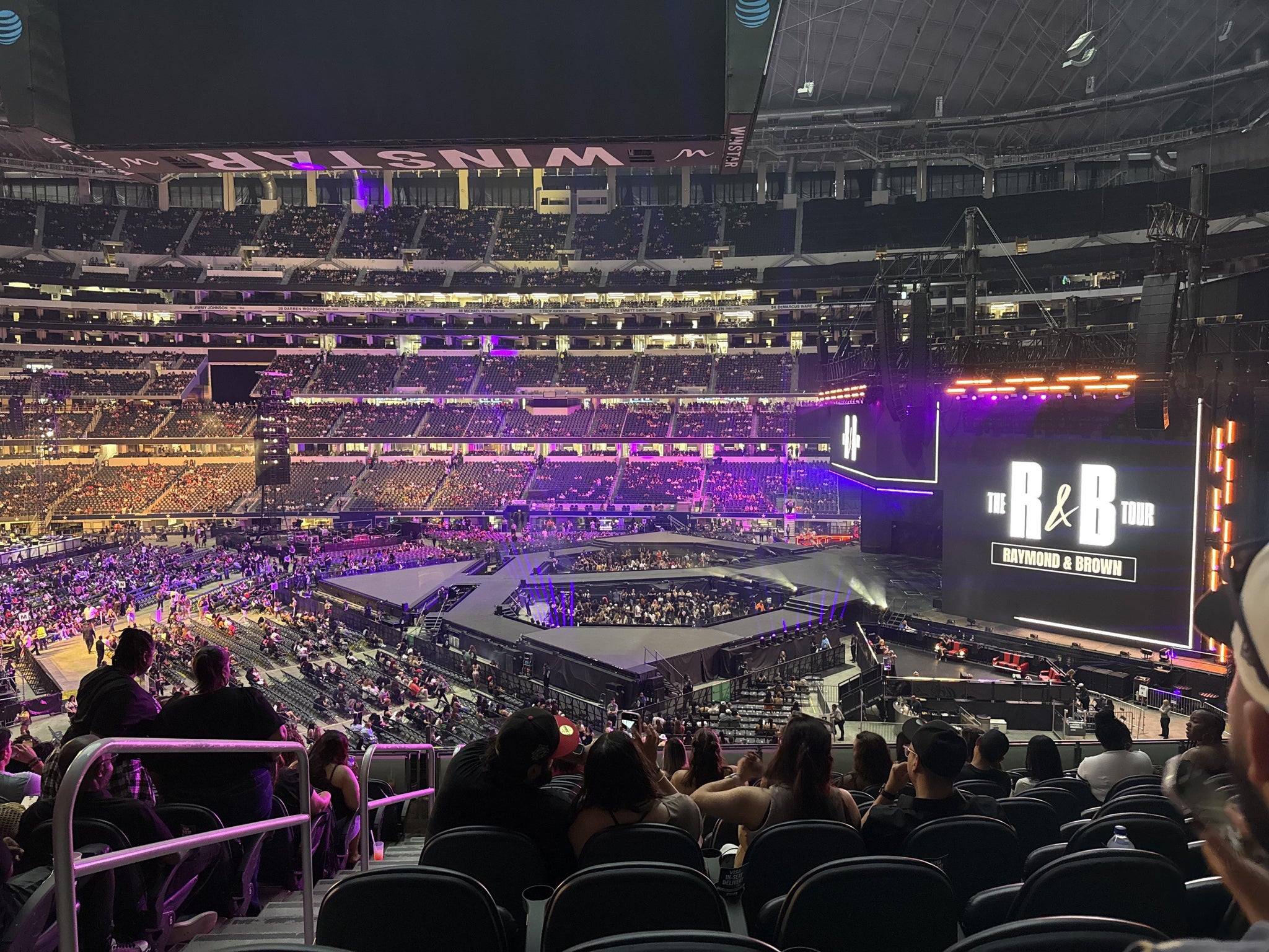 Real Fan View taken from Section C 208 at AT&T Stadium by Shelby S