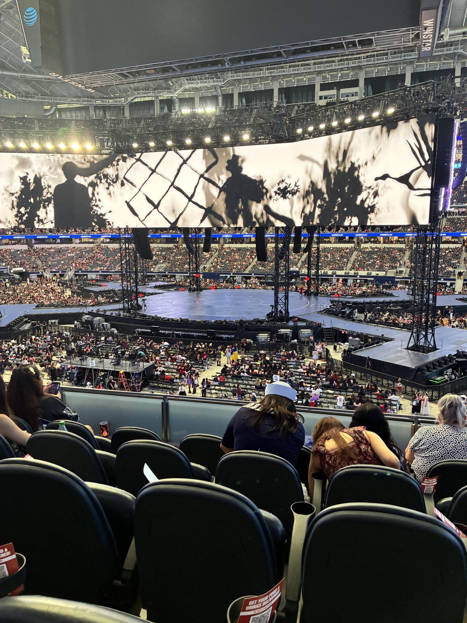 Real Fan View taken from Section C 208 at AT&T Stadium by Susana F