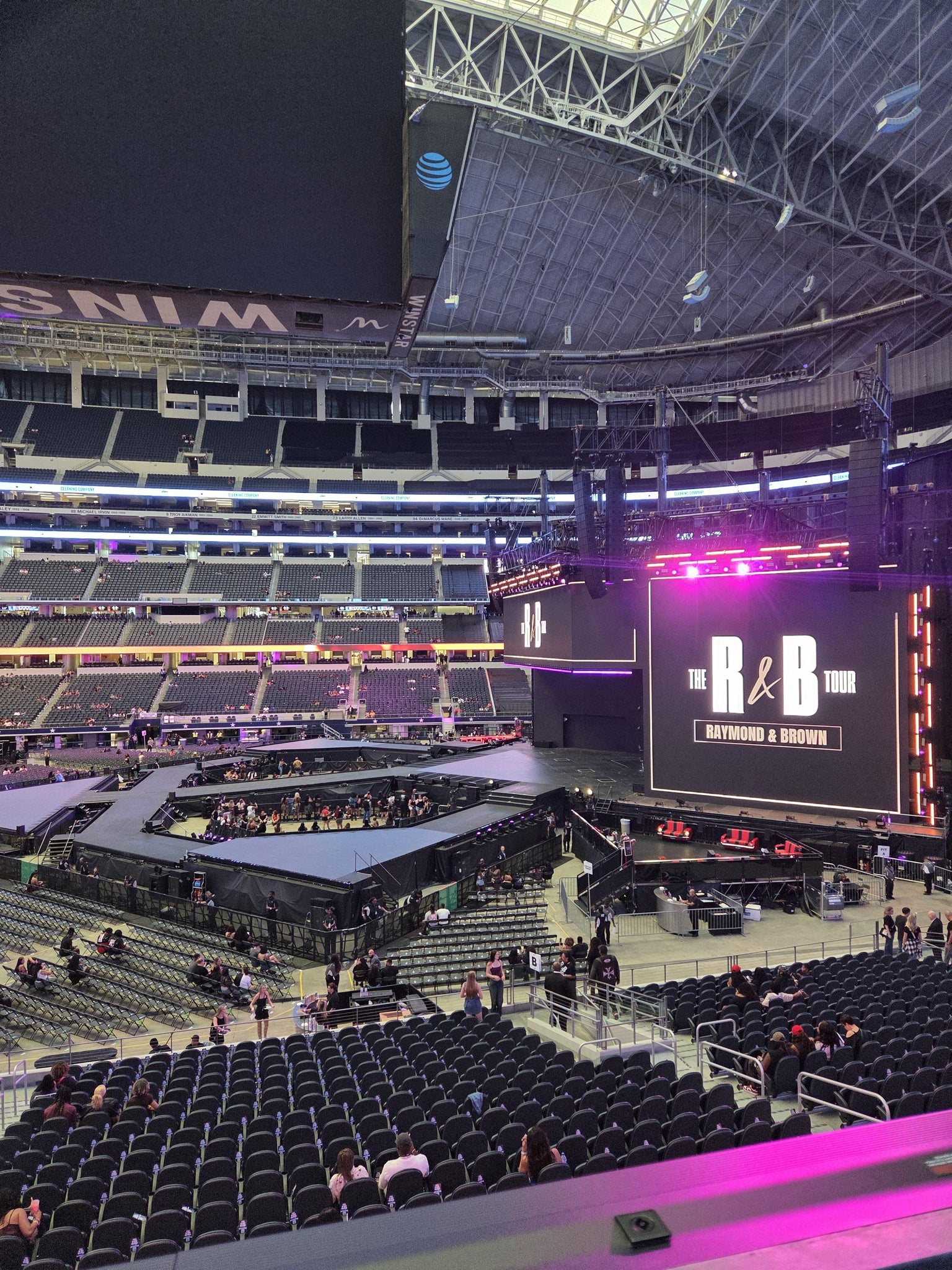 Real Fan View taken from Section C 209 at AT&T Stadium by Cleaon A