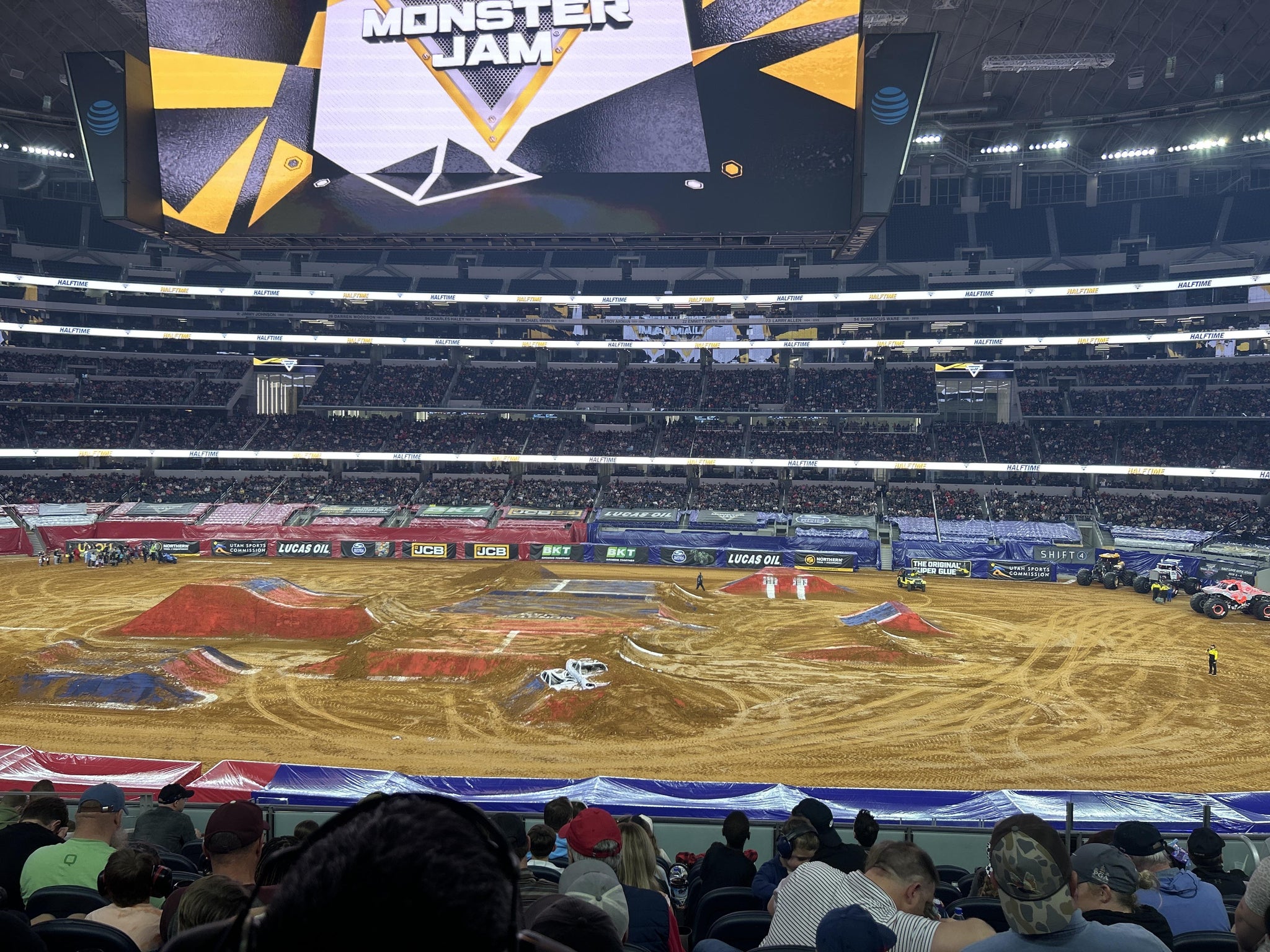 Real Fan View taken from Section C 209 at AT&T Stadium by Jazmine C