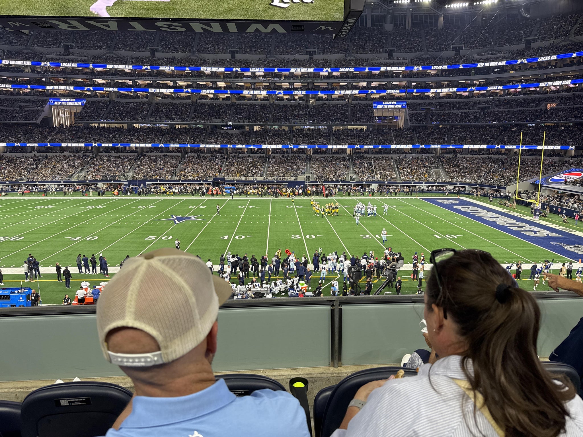 Real Fan View taken from Section C 209 at AT&T Stadium by Anonymous User