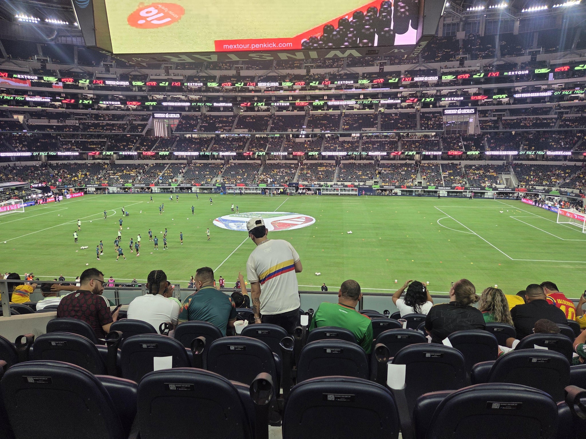 Real Fan View taken from Section C 209 at AT&T Stadium by Ernesto M