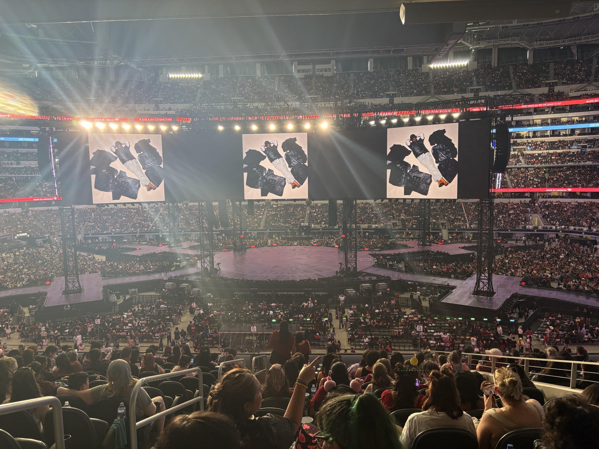 Real Fan View taken from Section C 210 at AT&T Stadium by Zuly G