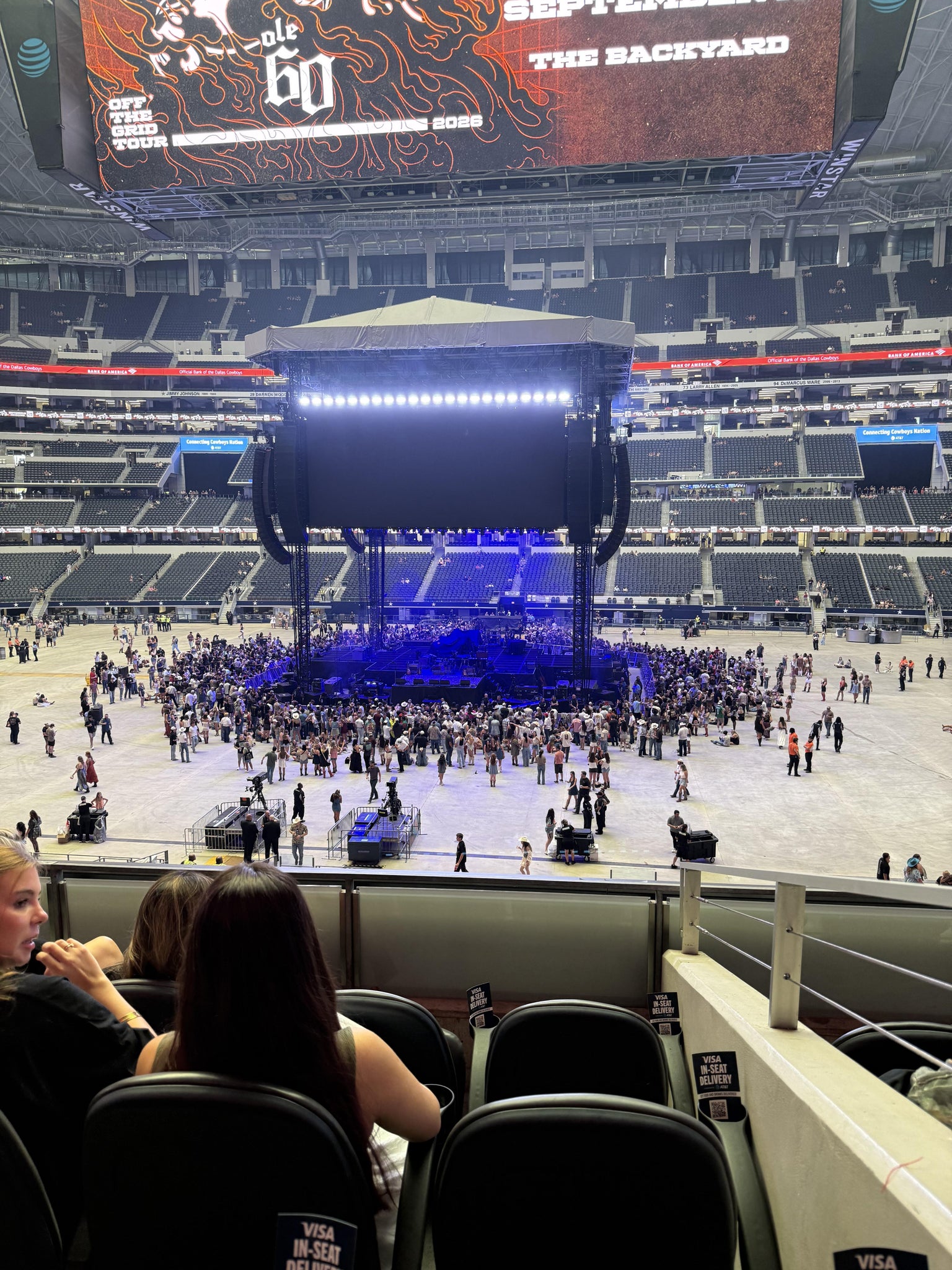 Real Fan View taken from Section C 210 at AT&T Stadium by Bryan C