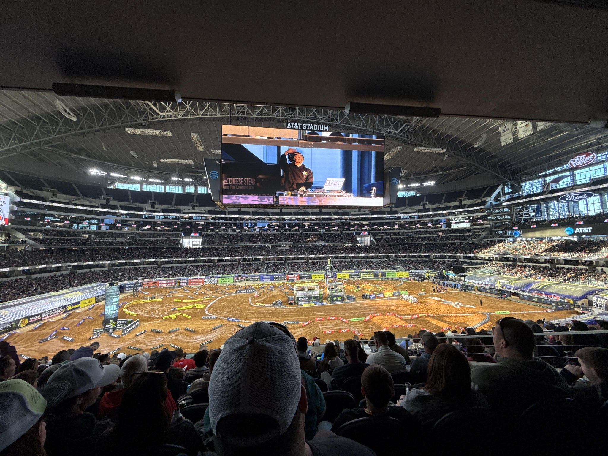Real Fan View taken from Section C 211 at AT&T Stadium by Todd P