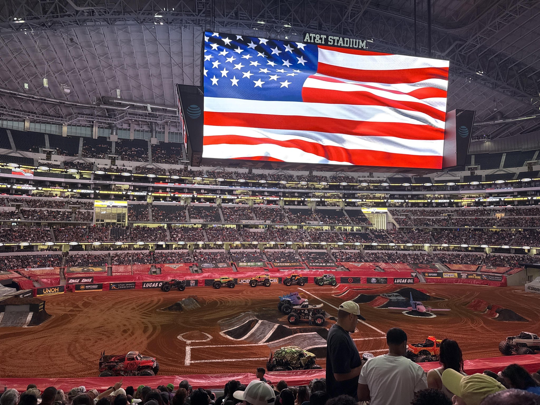 Real Fan View taken from Section C 212 at AT&T Stadium by John V