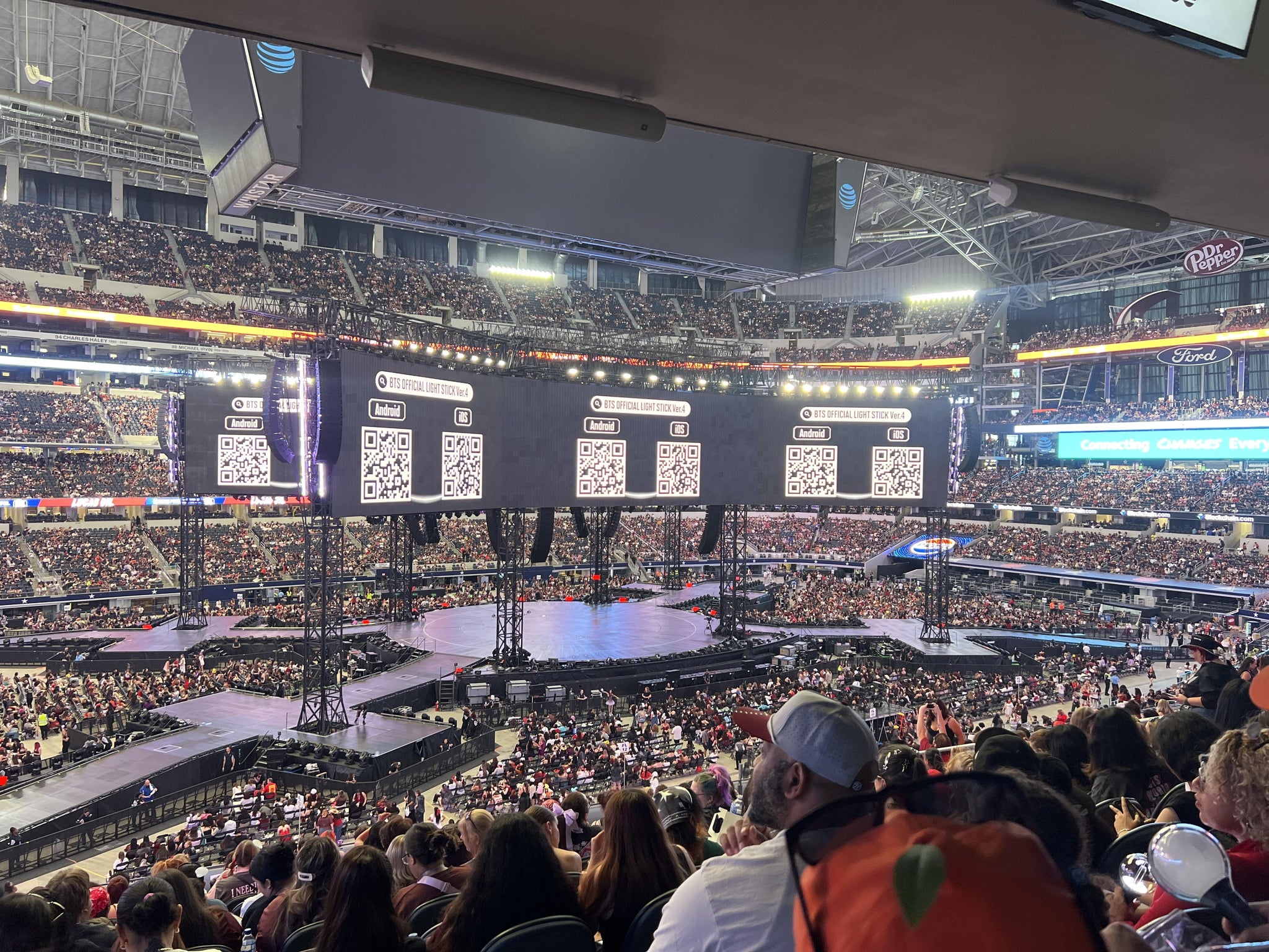 Real Fan View taken from Section C 213 at AT&T Stadium by Loren H