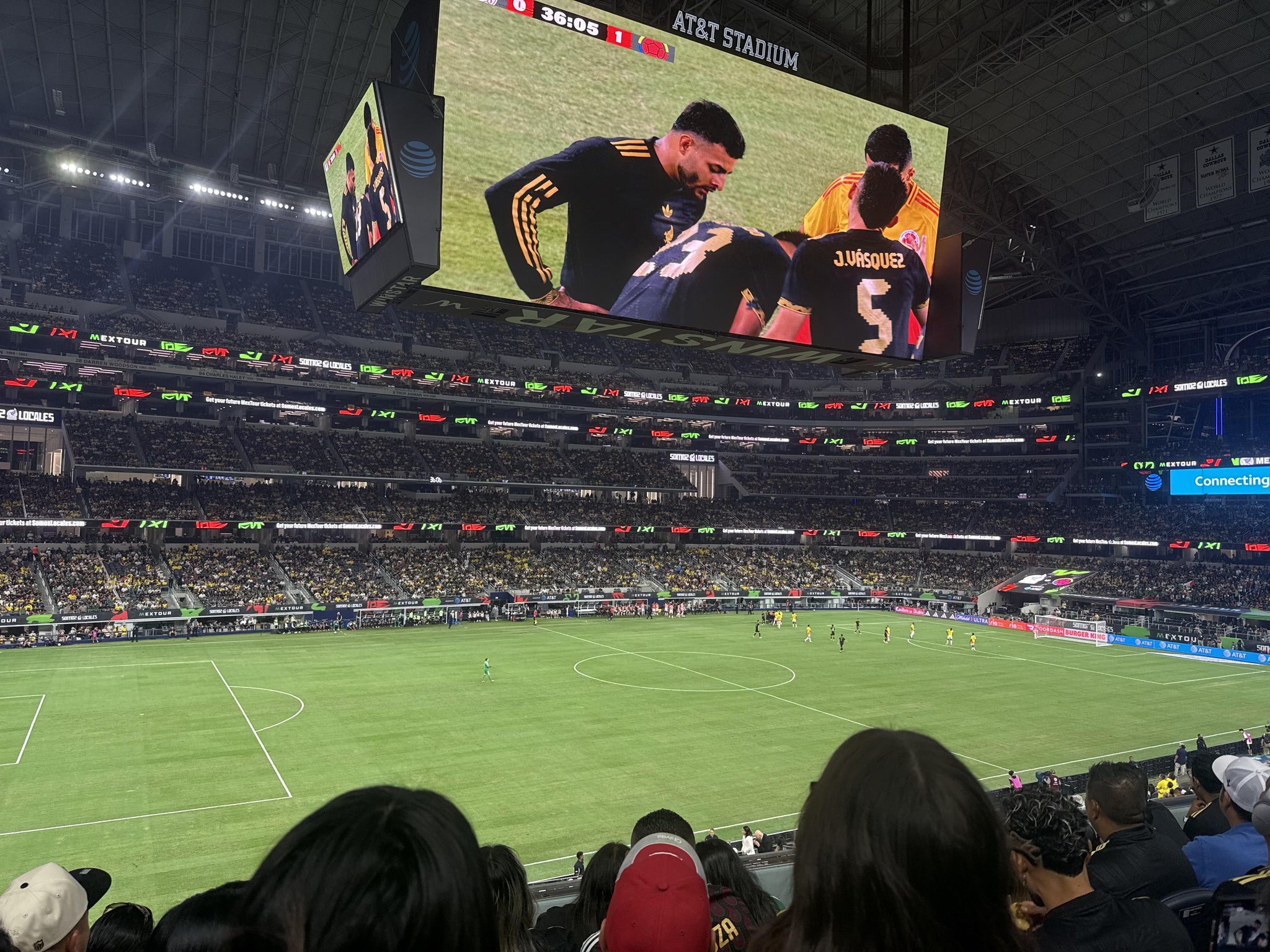 Real Fan View taken from Section C 213 at AT&T Stadium by Jennifer V