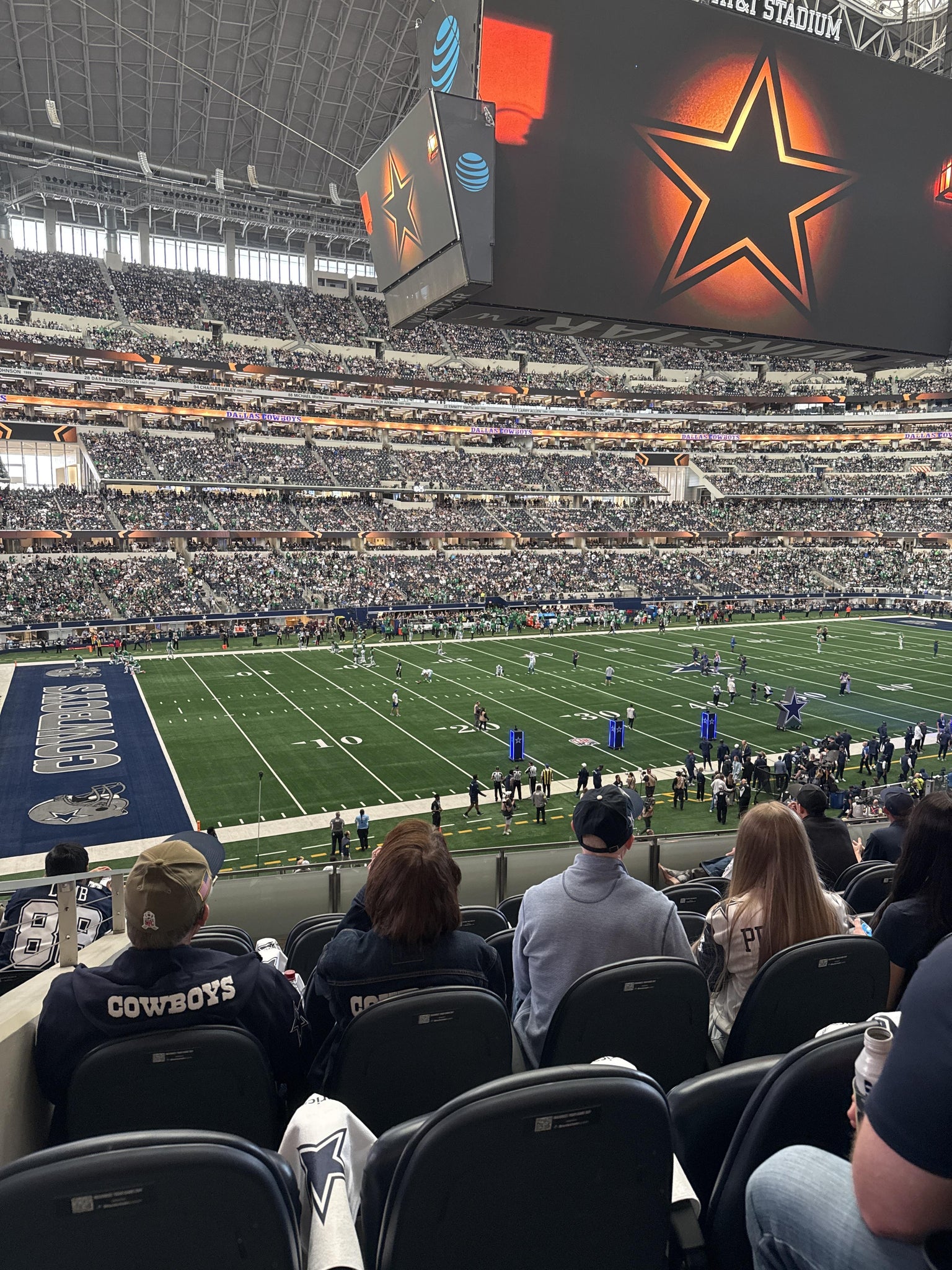 Real Fan View taken from Section C 214 at AT&T Stadium by Tony A