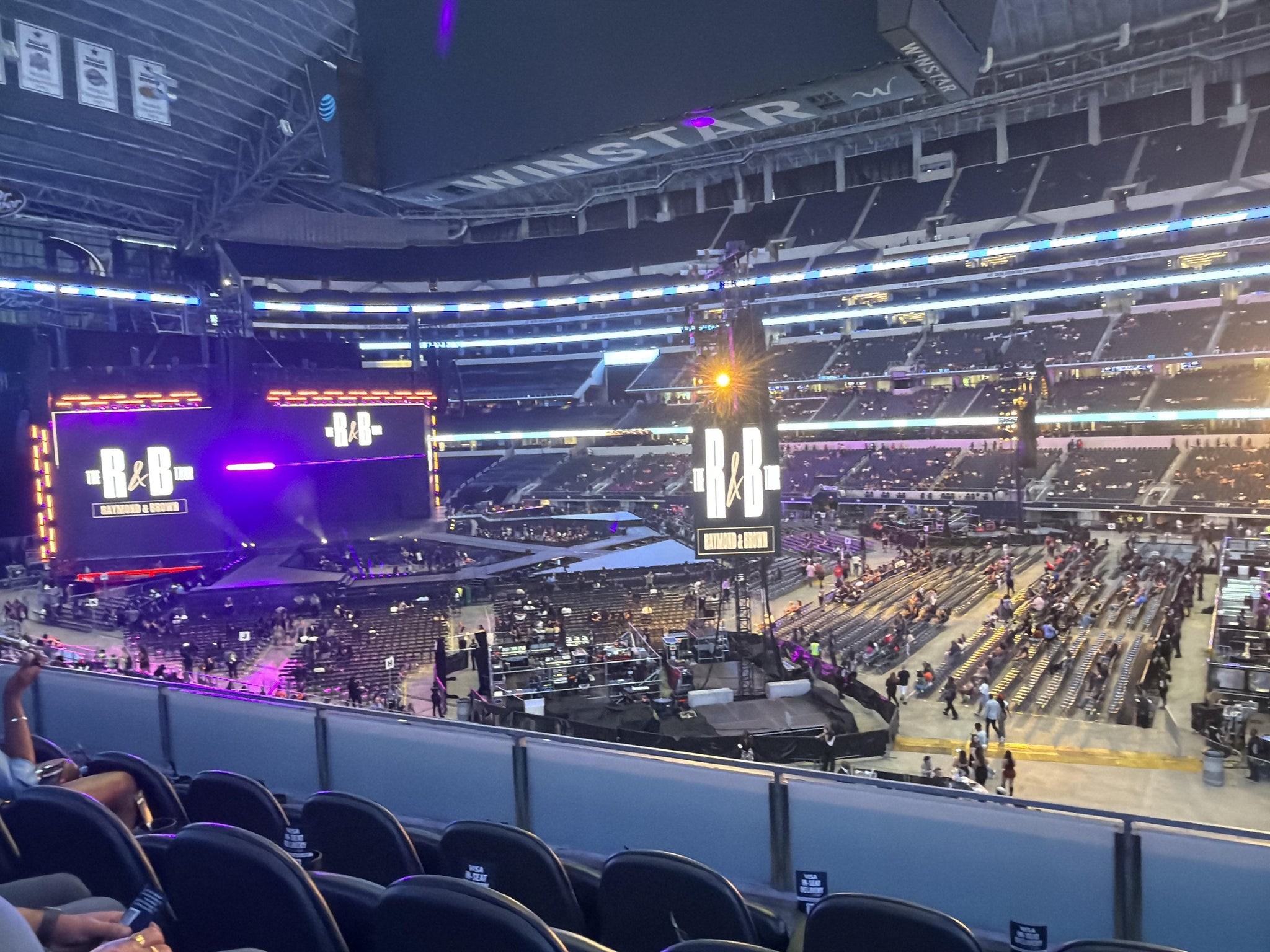 Real Fan View taken from Section C 232 at AT&T Stadium by Trinitee A