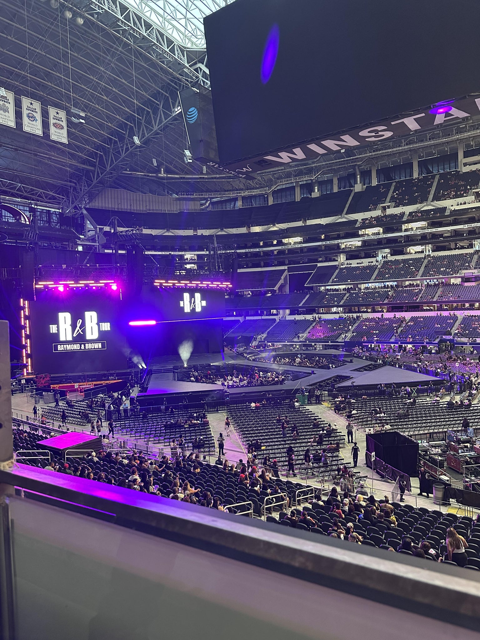 Real Fan View taken from Section C 233 at AT&T Stadium by Dana N
