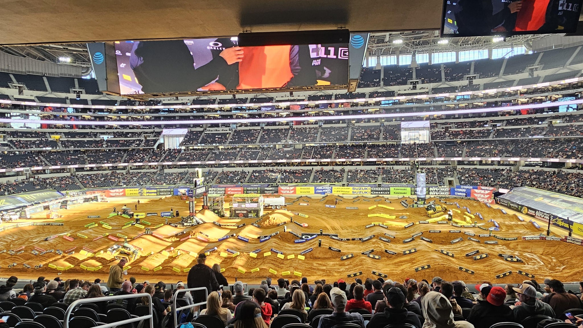Real Fan View taken from Section C 233 at AT&T Stadium by Jeffrey H