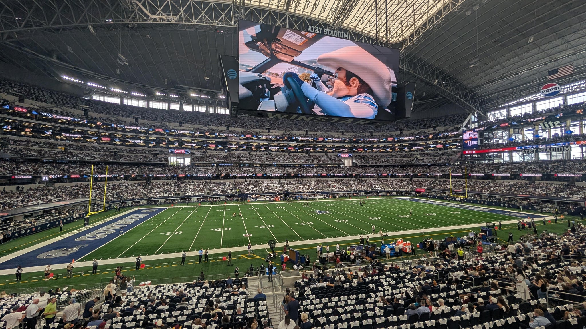 Real Fan View taken from Section C 237 at AT&T Stadium by Antonio V