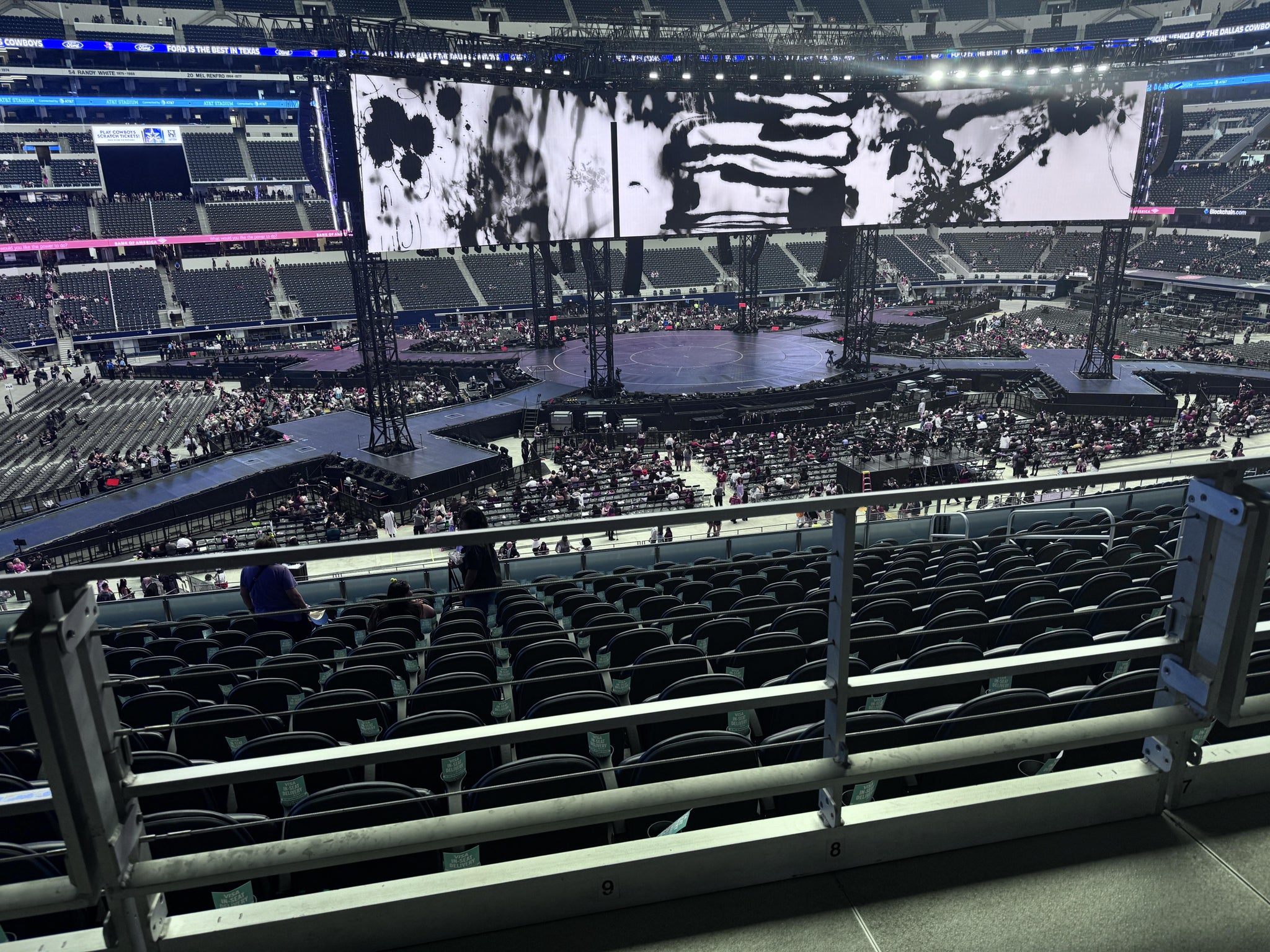 Real Fan View taken from Section C 237 at AT&T Stadium by Yvonne S