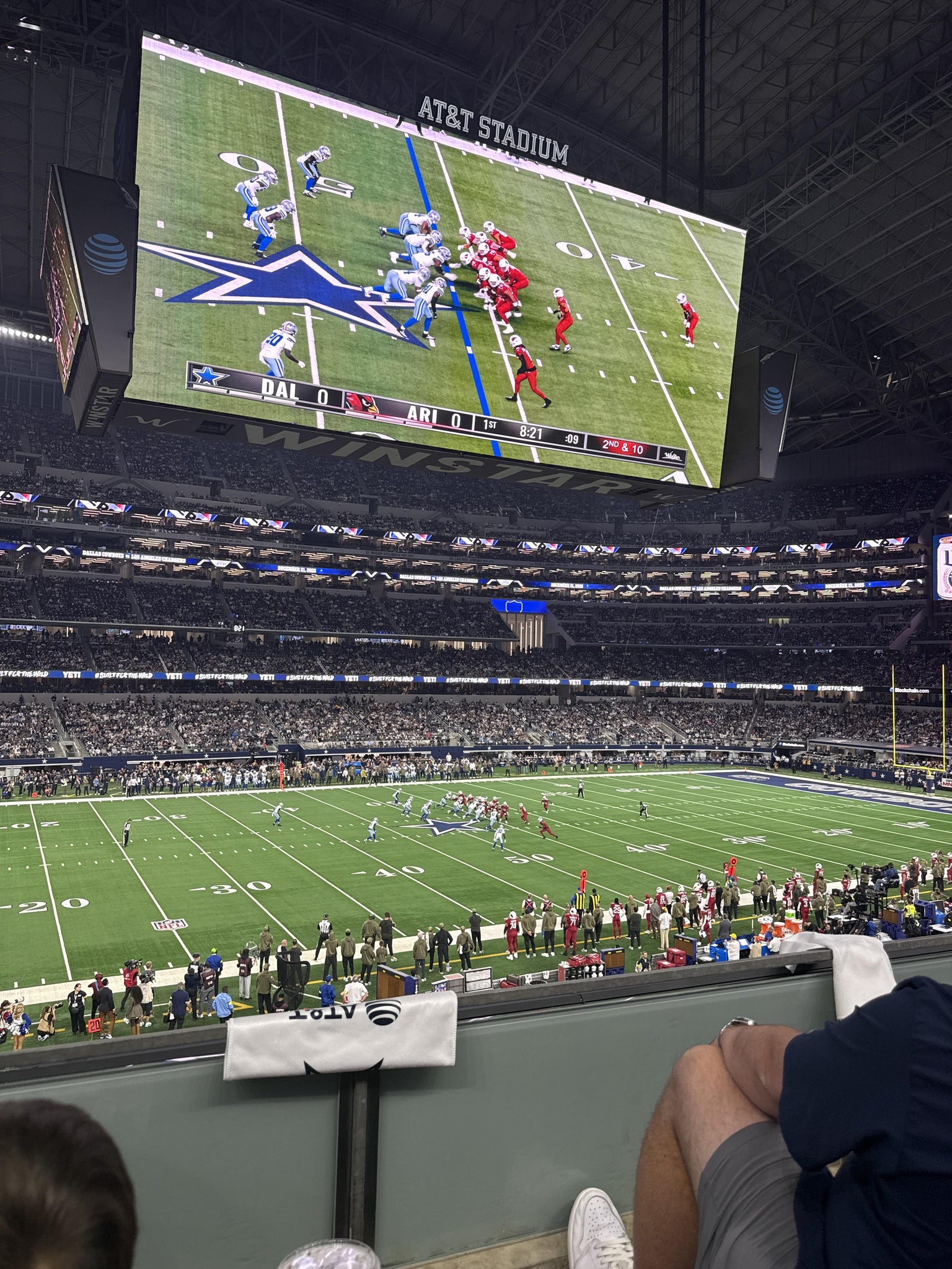 Real Fan View taken from Section C 237 at AT&T Stadium by Paloma V