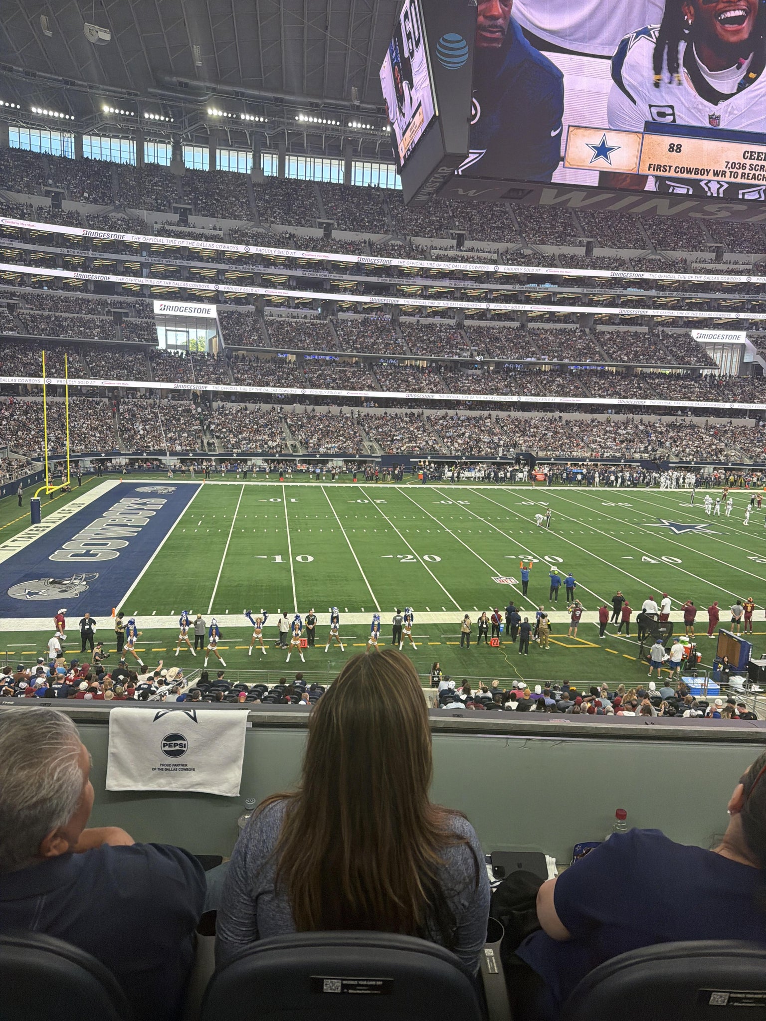 Real Fan View taken from Section C 238 at AT&T Stadium by Fernando V