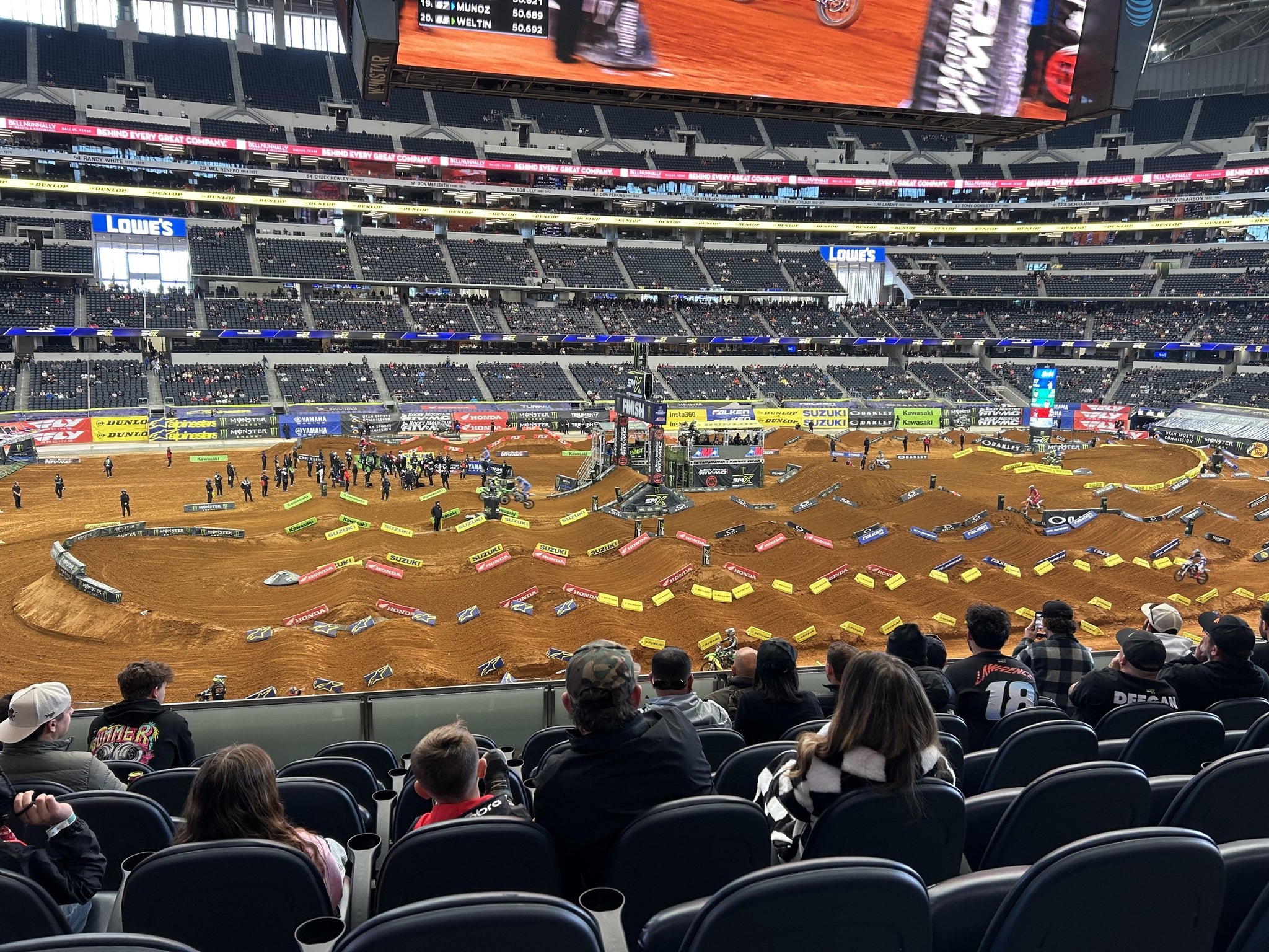 Real Fan View taken from Section C 238 at AT&T Stadium by Zane W