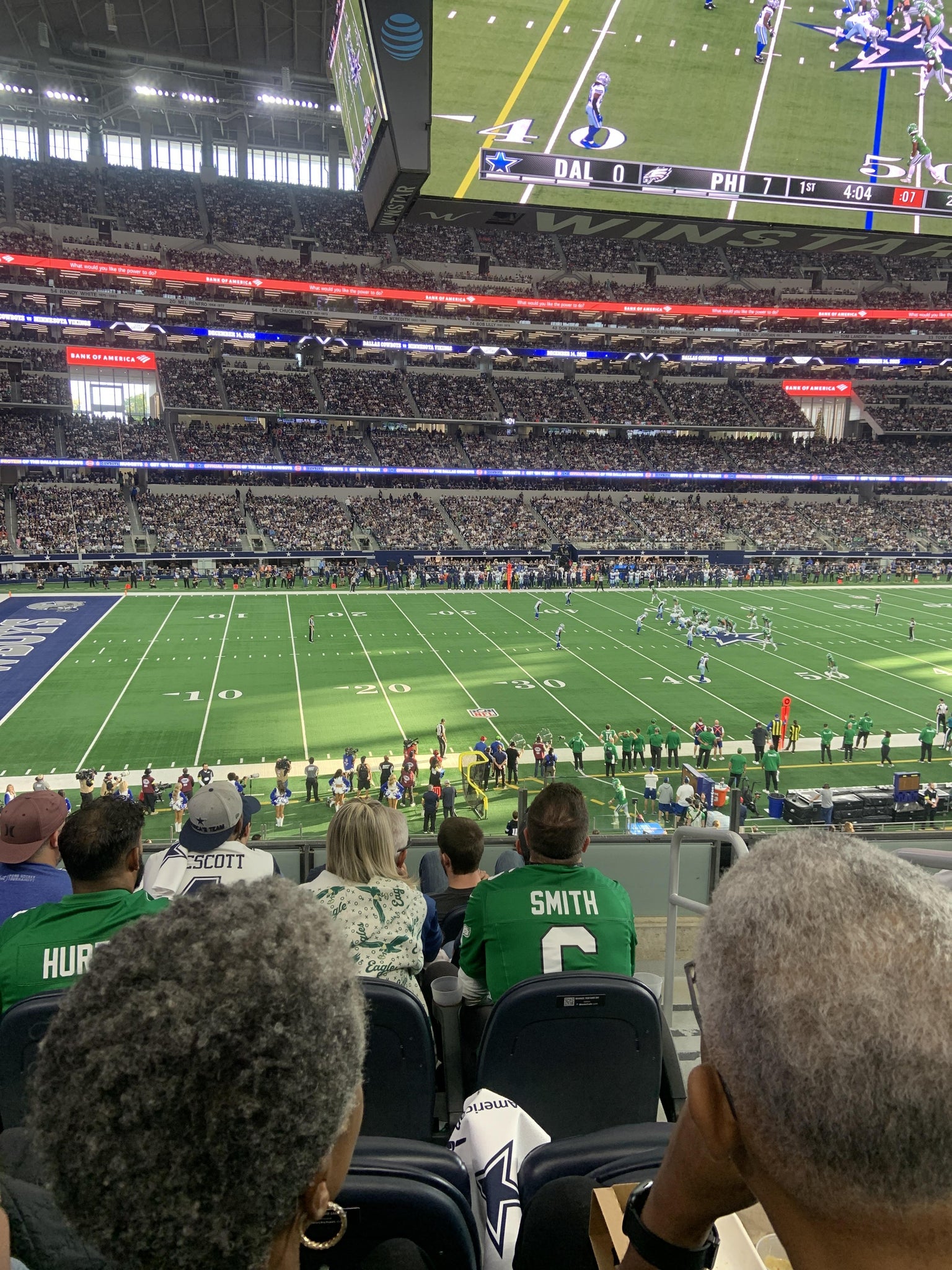 Real Fan View taken from Section C 238 at AT&T Stadium by Brandi S