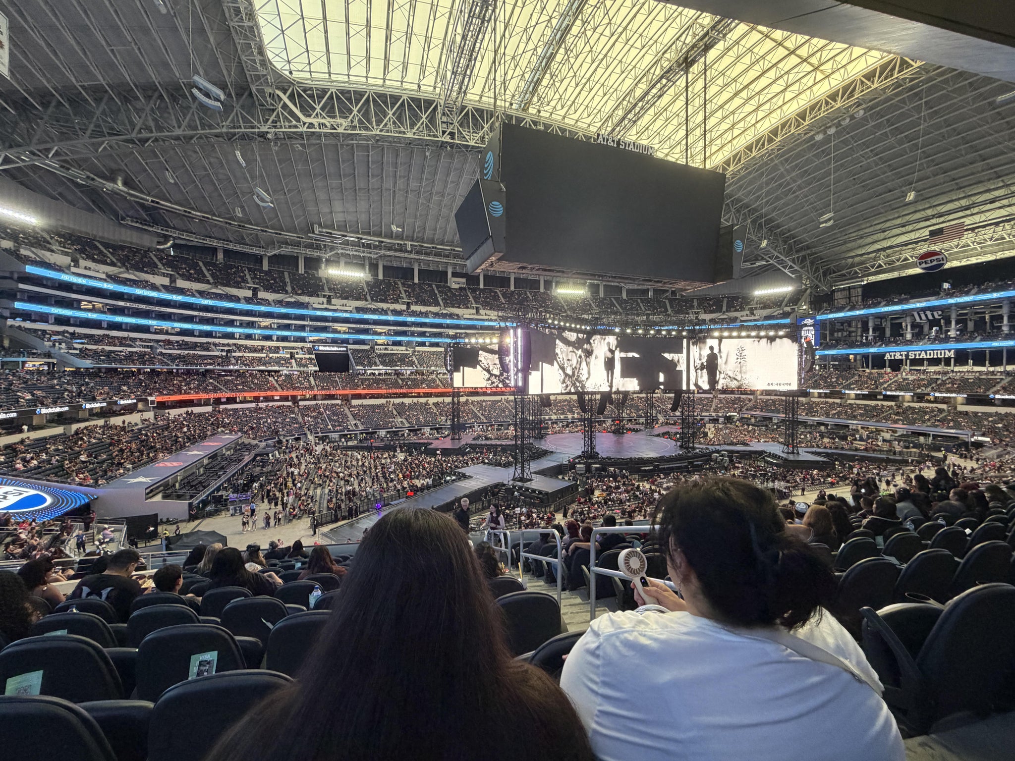 Real Fan View taken from Section C 239 at AT&T Stadium by Candice B