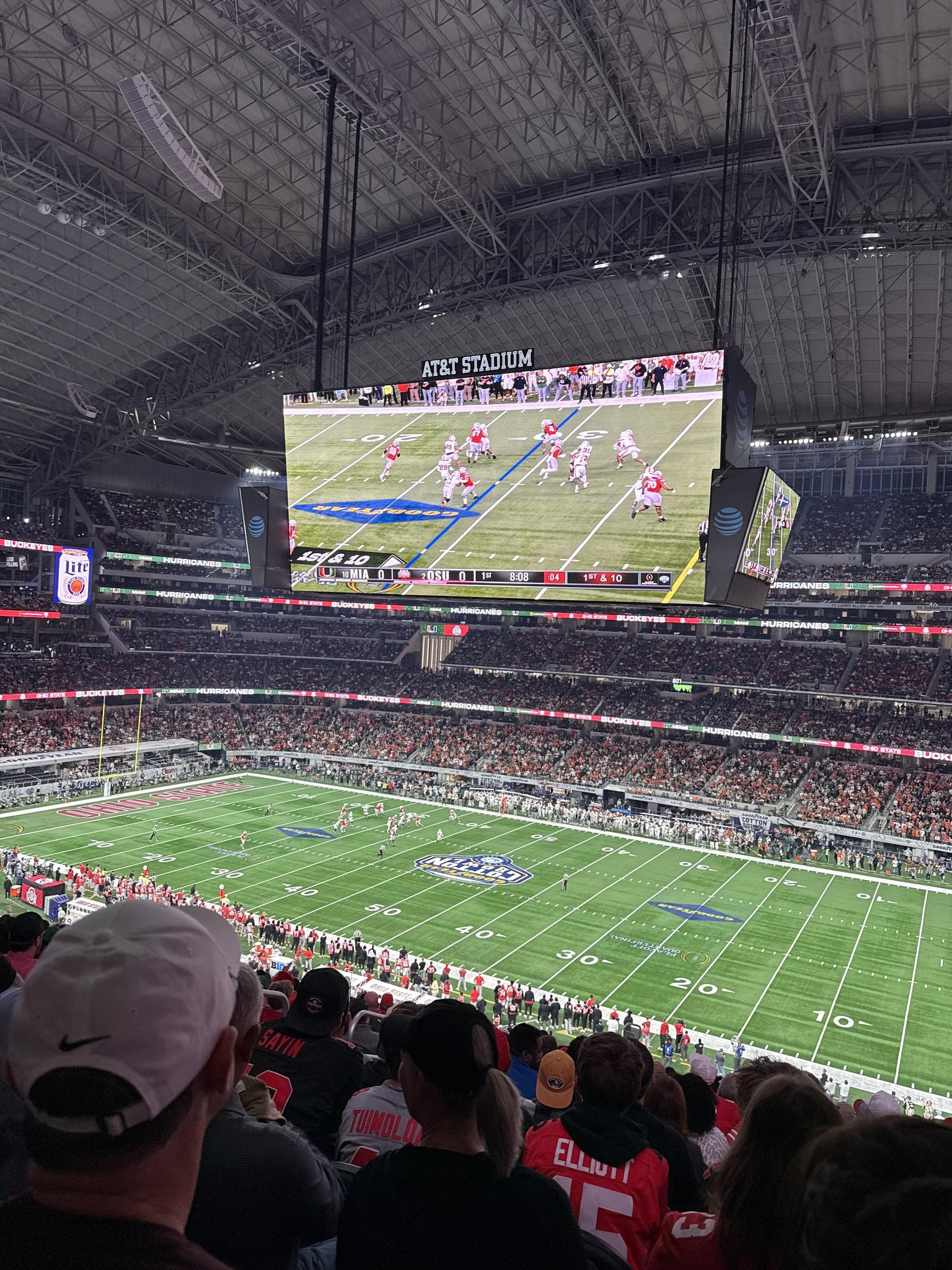 Real Fan View taken from Section C 307 at AT&T Stadium by Sarah S