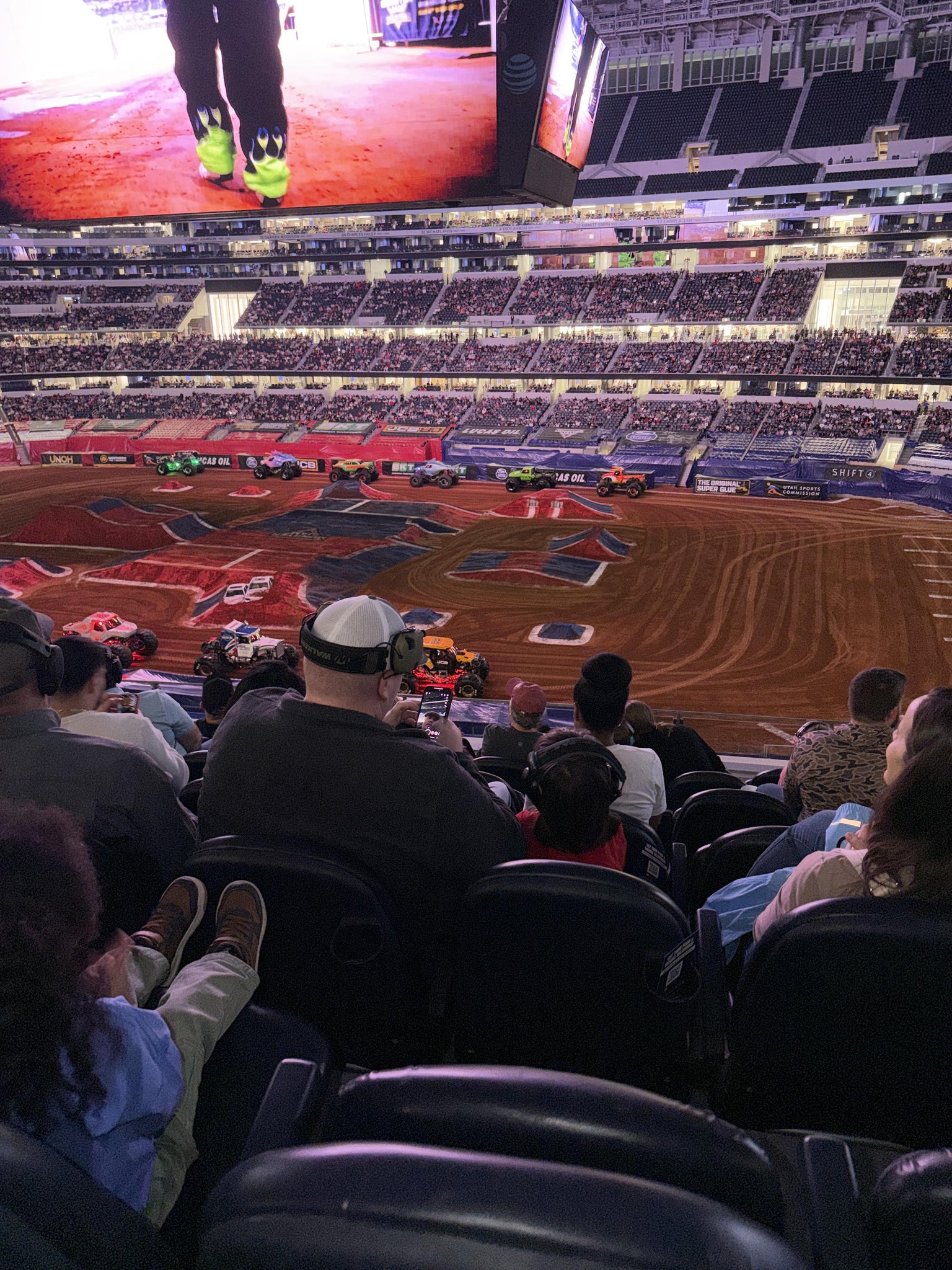 Real Fan View taken from Section C 307 at AT&T Stadium by Anonymous User